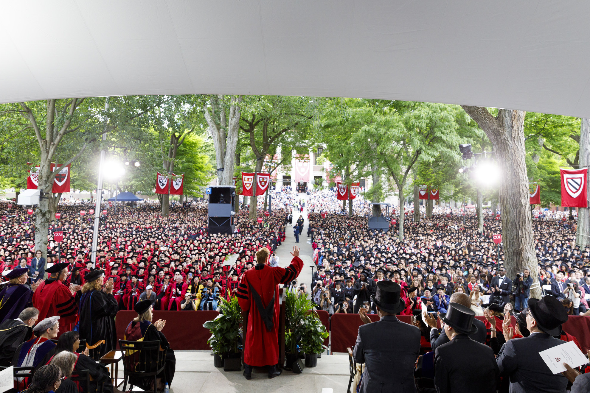 Harvard Commencement — Tercentenary Theatre