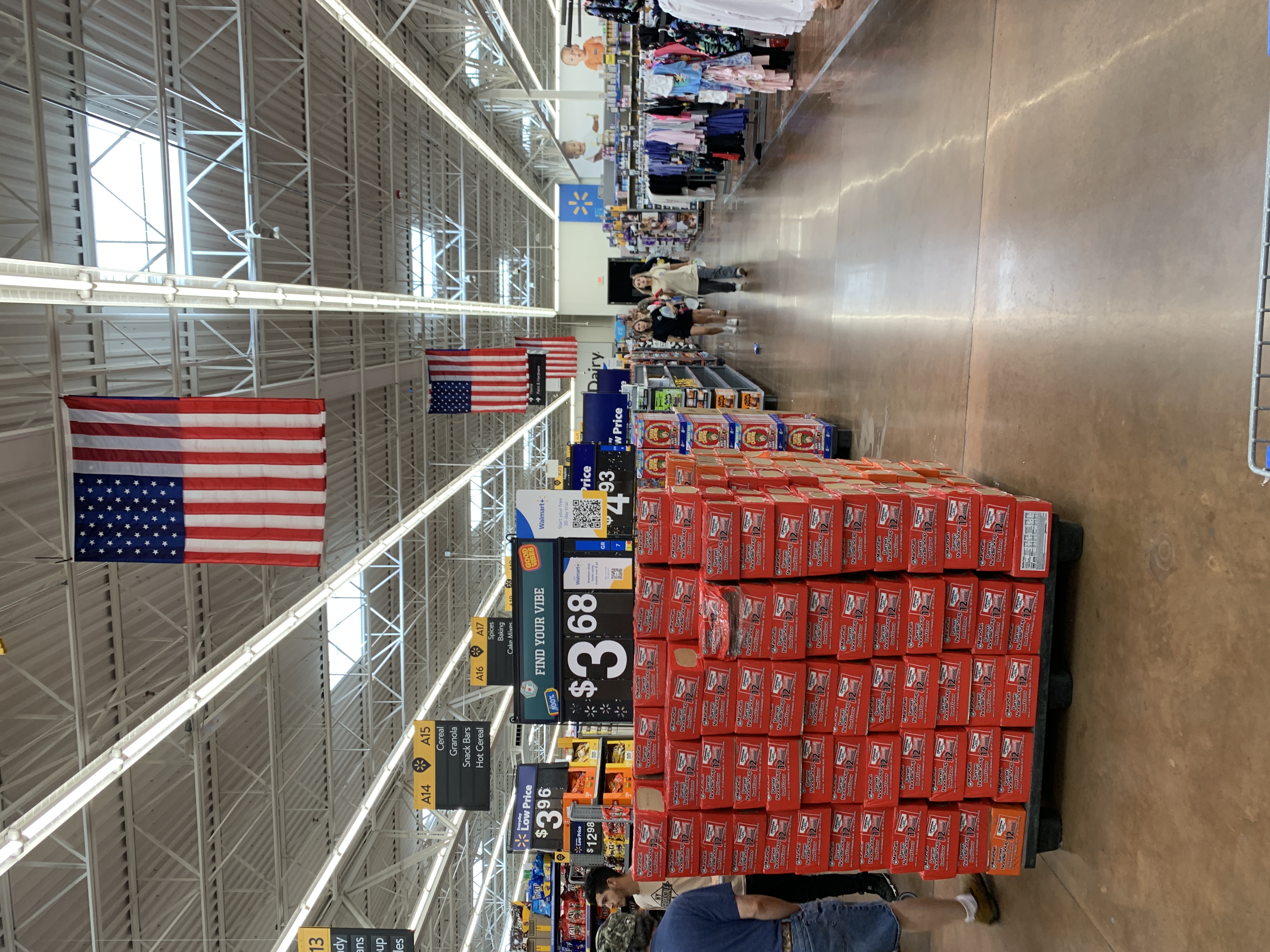 Inside a Walmart Supercenter in Bloomsburg, Pennsylvania