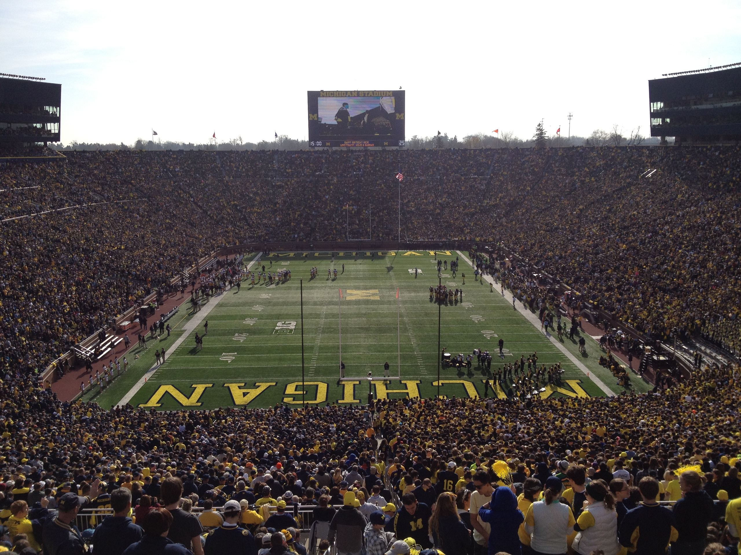 Michigan Stadium, The Big House, filled to capacity