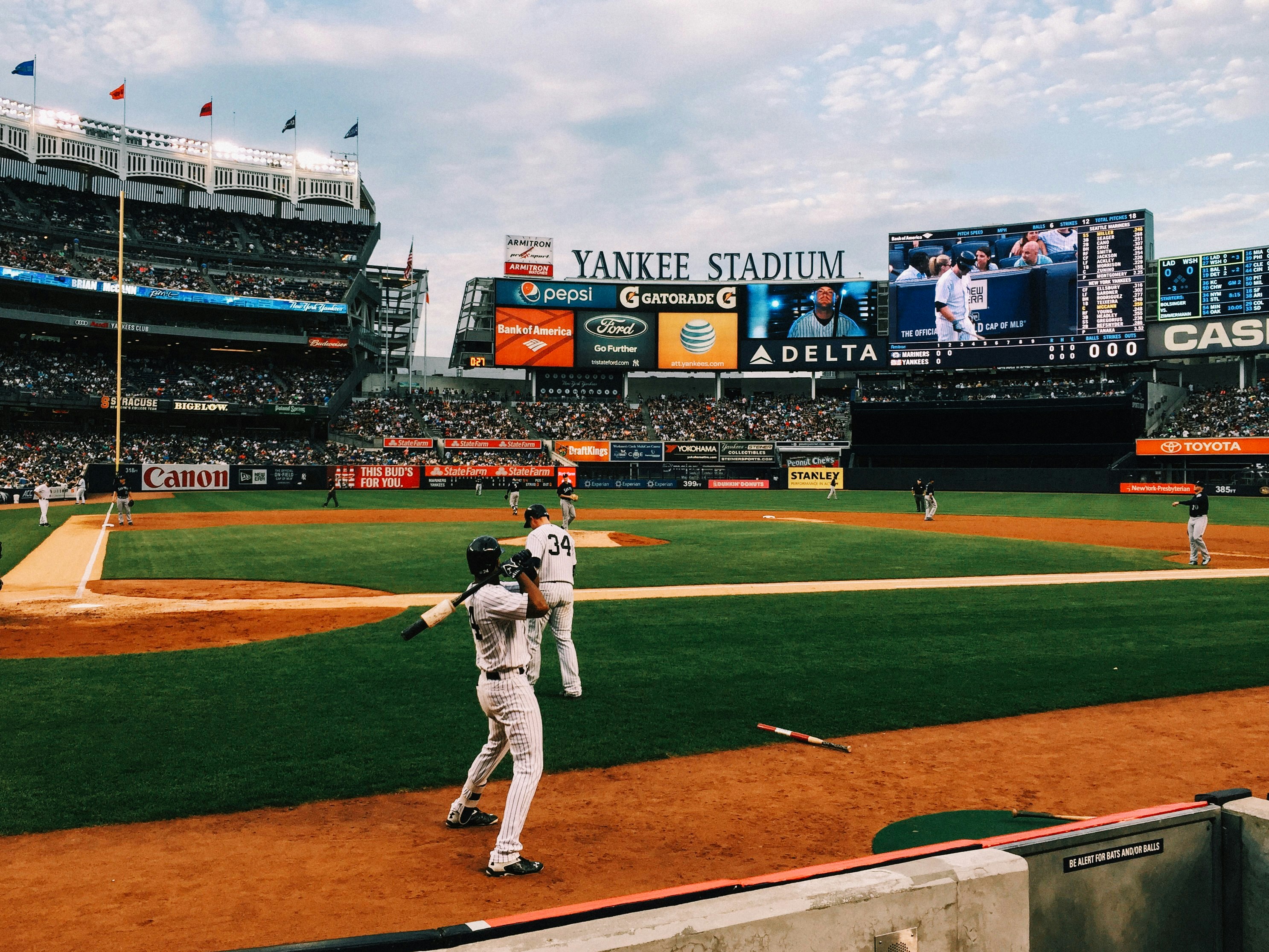 Yankee Stadium, New York Yankees game from the stands