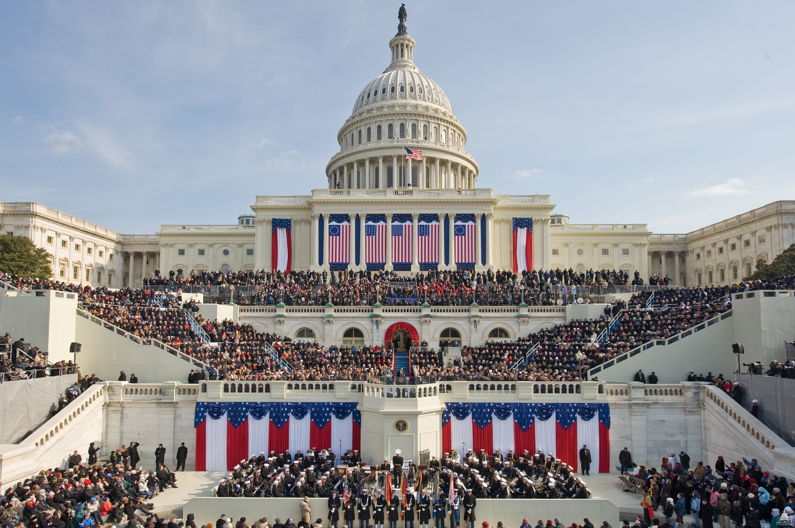 Presidential inauguration at the United States Capitol