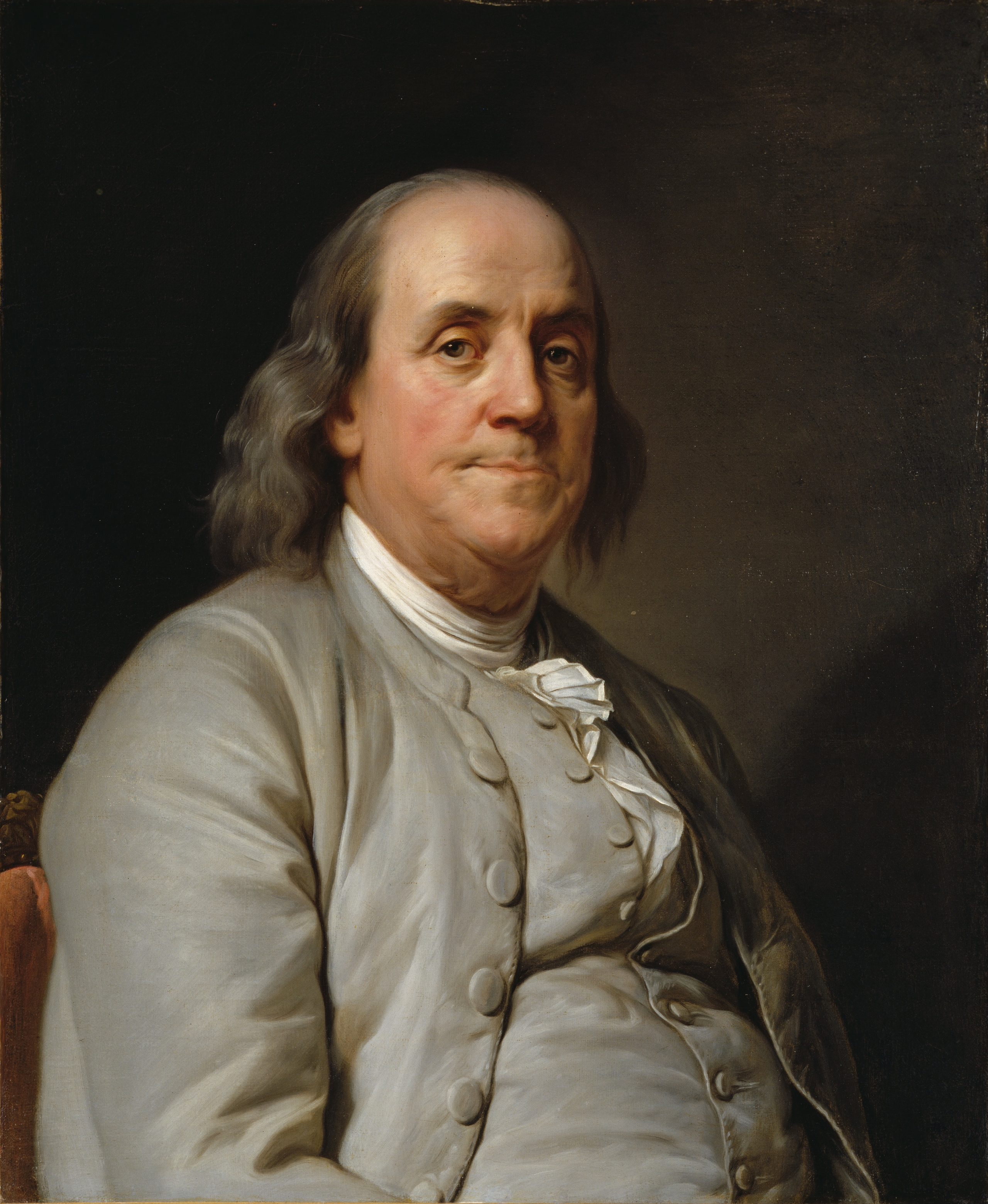 Benjamin Franklin — Joseph Siffrein Duplessis portrait, 1778