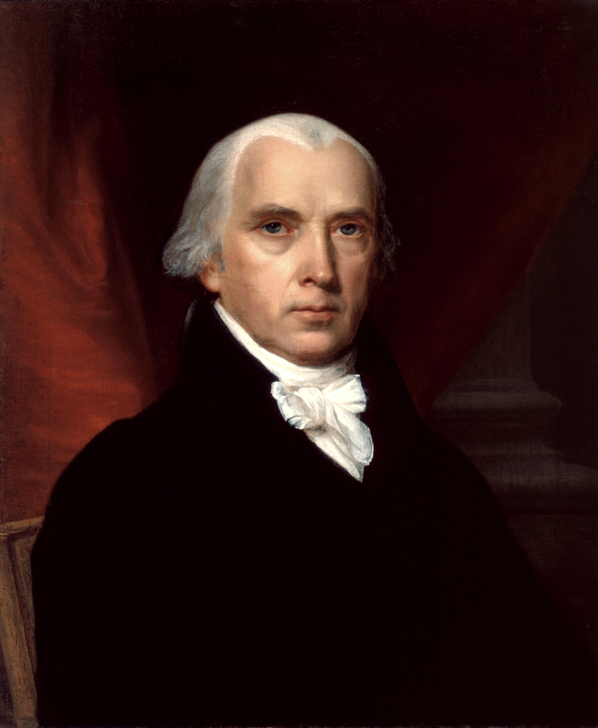 James Madison — Gilbert Stuart portrait, 1821