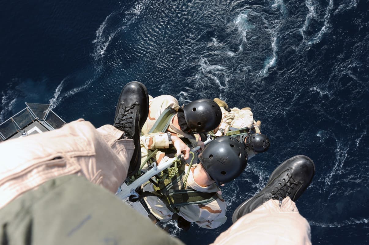 A gallery image from Military: A U.S. Navy Carrier Strike Group On Patrol