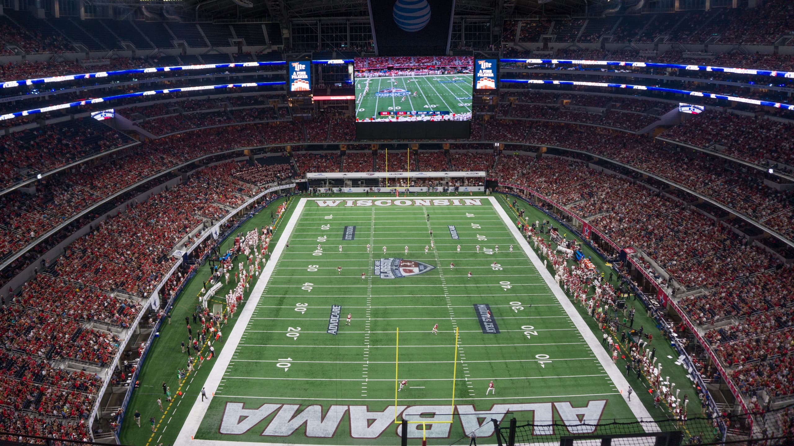 A gallery image from Sports: AT&T Stadium Match Kickoff(Wisconsin Alabama)