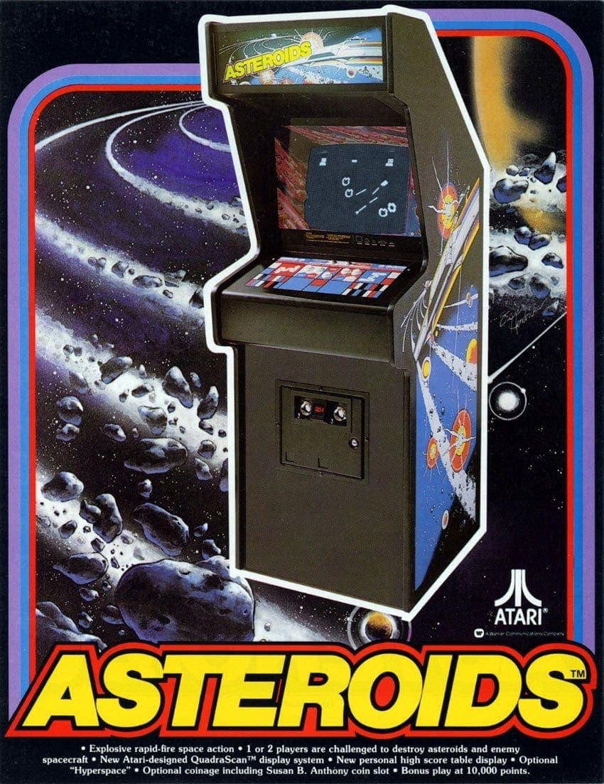 A gallery image from Brand Ads: Asteroids Arcade Video Game