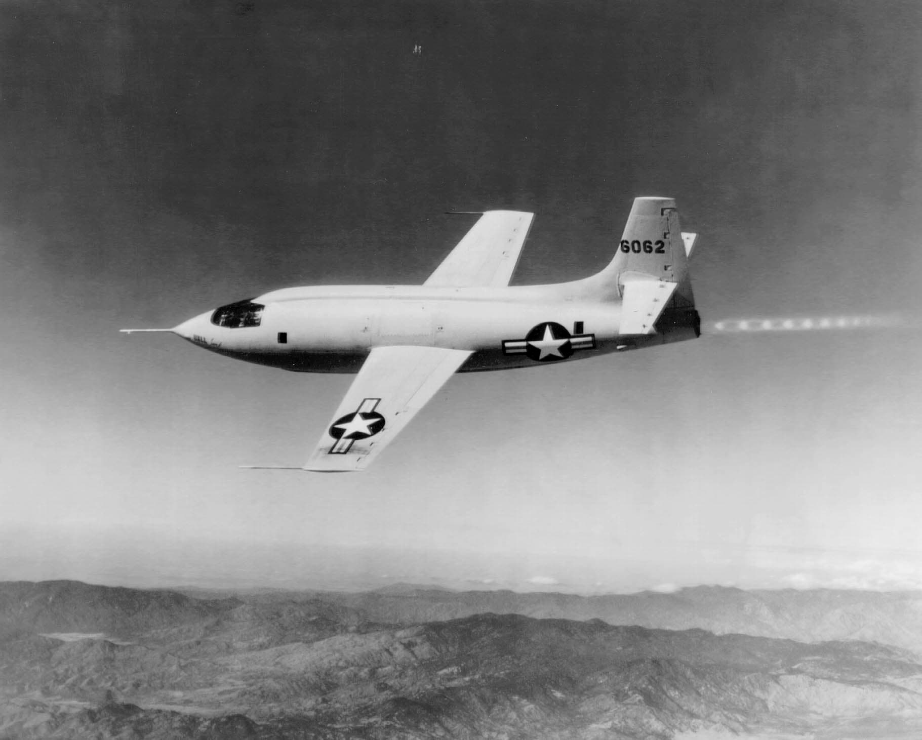 A gallery image from Military: Bell X 1 In Flight