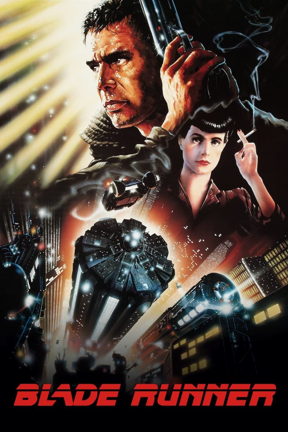 A gallery image from Cinema: Blade Runner 1982 Cinematic Neo Noir Poster