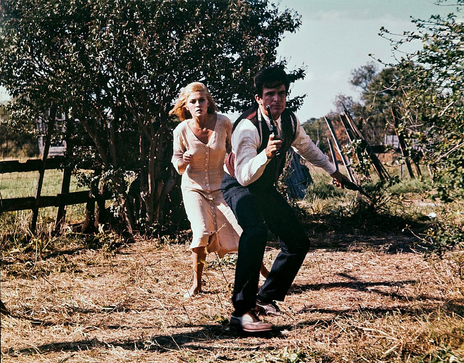 A gallery image from Cinema: Bonnie And Clyde (1967 Promo Photo Dunaway & Beatty)