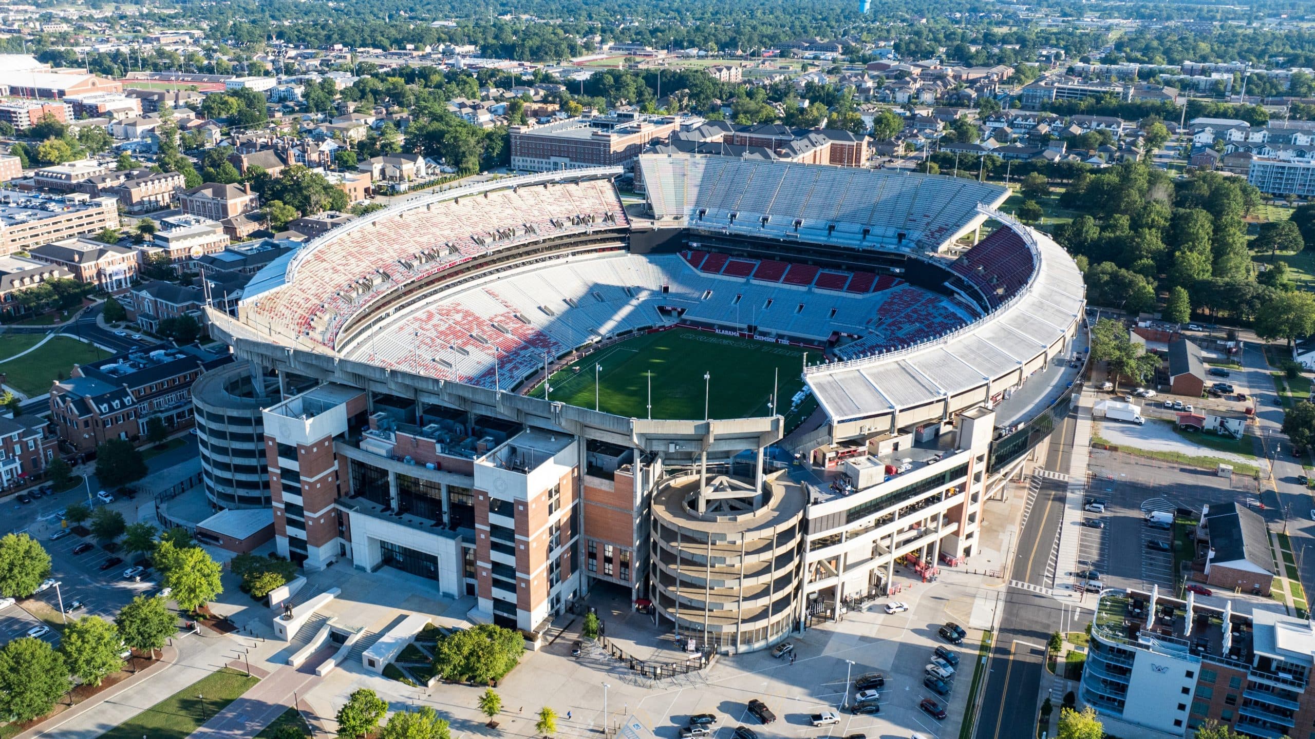 A gallery image from Sports: Bryant–Denny Stadium Aerial