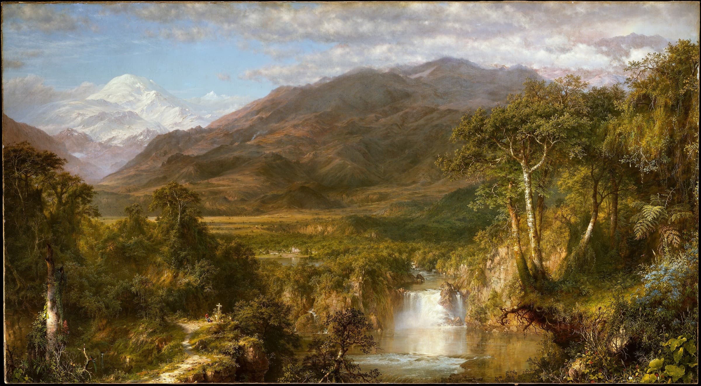 A gallery image from Fine Art: Church Heart Of The Andes 1859