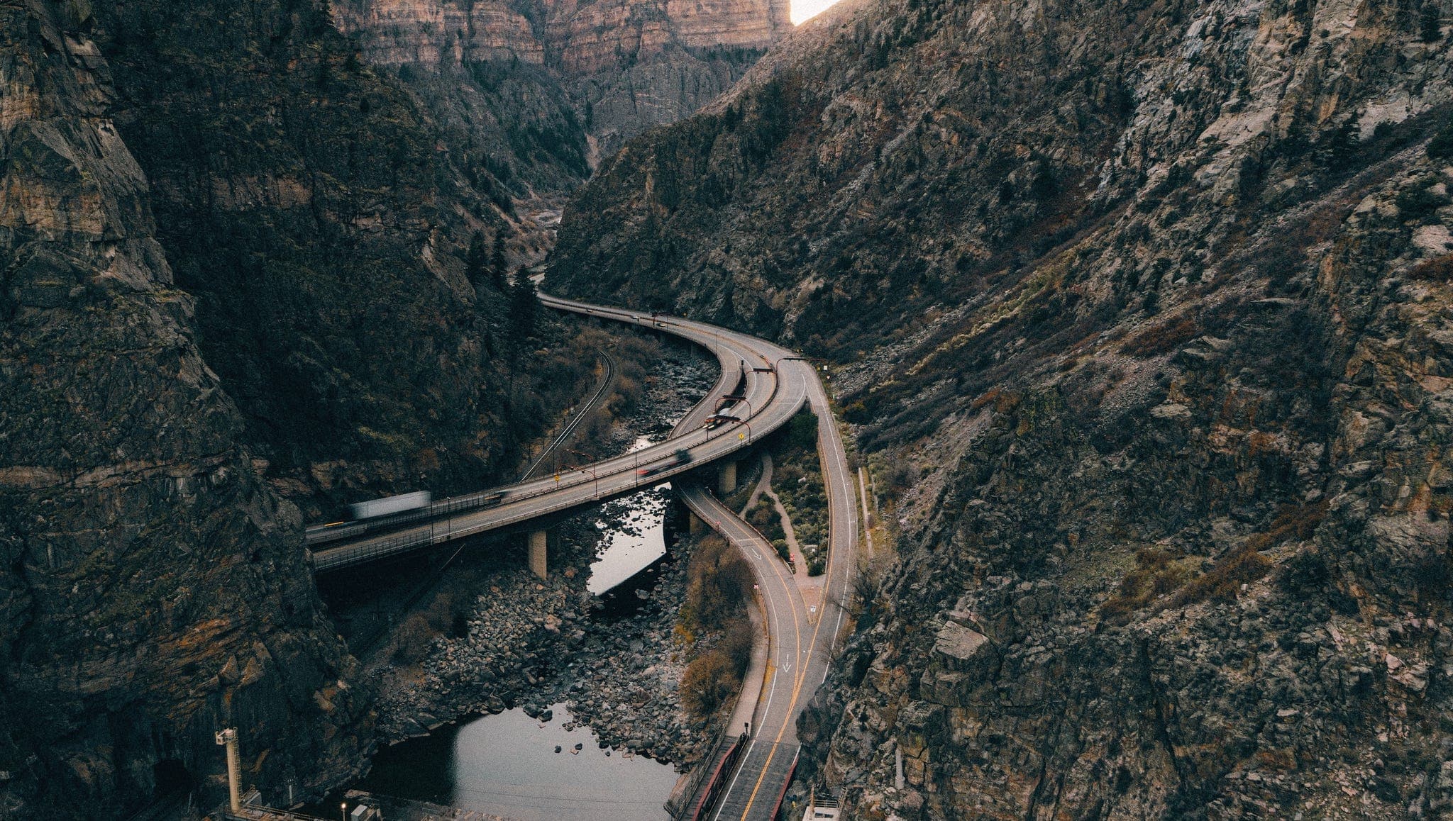 A gallery image from Infrastructure: Colorados Glenwood Canyon I 70 Thruway