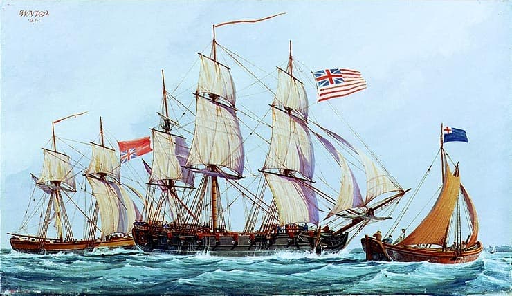 A gallery image from Military: ContinentalNavyShipColumbus