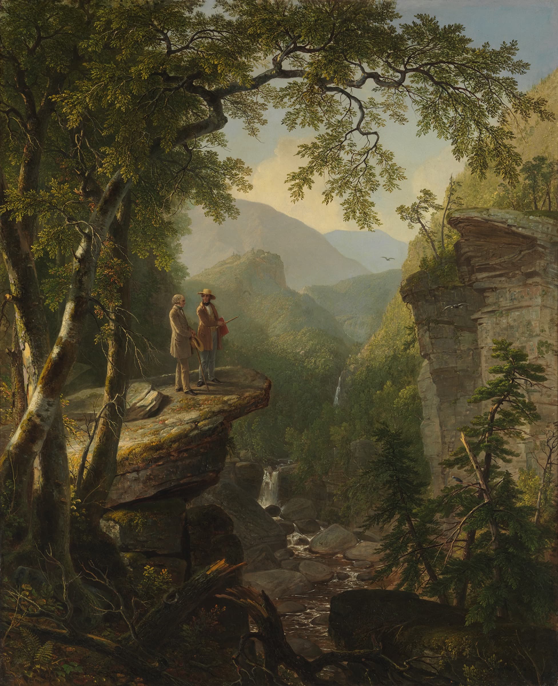 A gallery image from Fine Art: Durand Kindred Spirits 1849