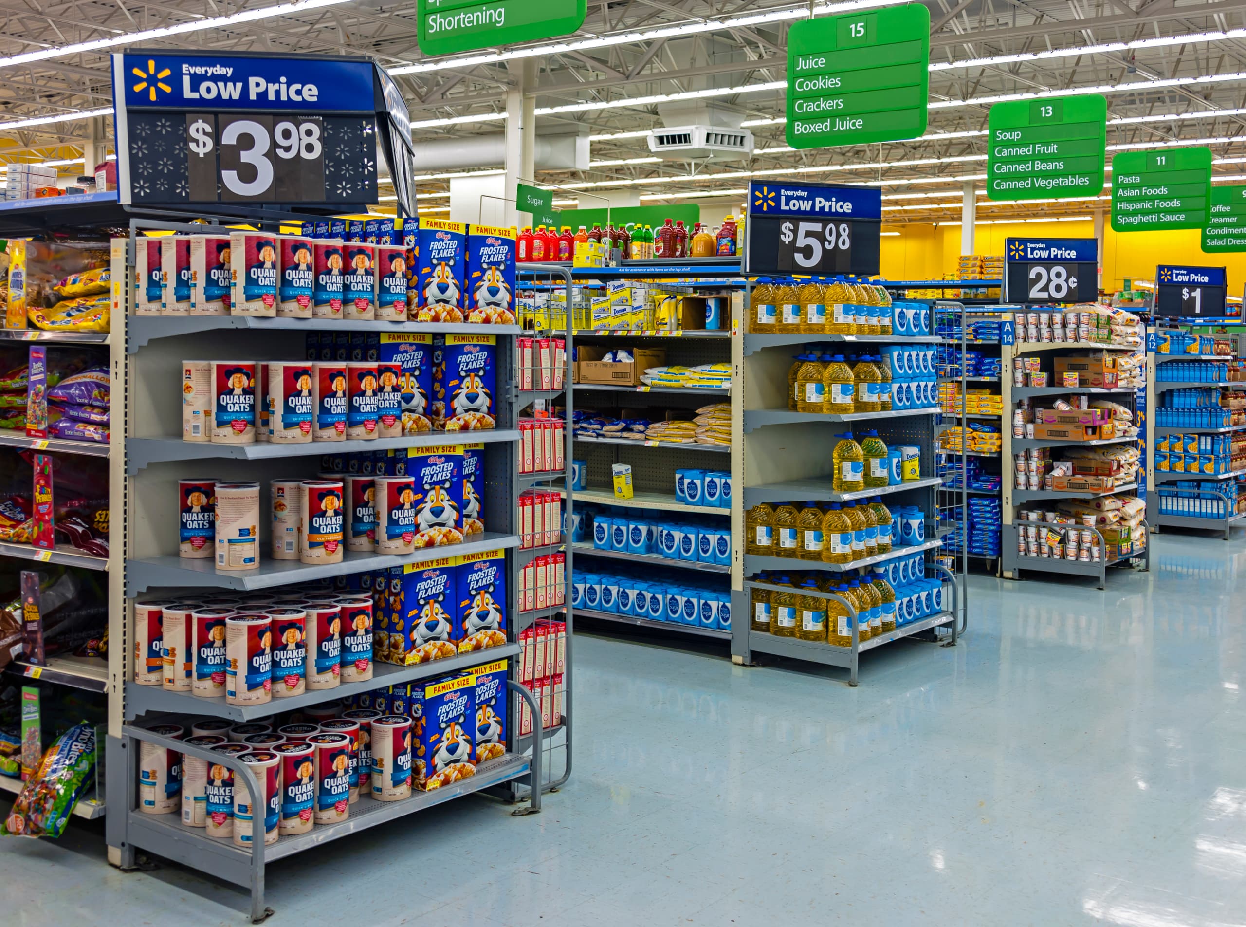 A gallery image from American Life: Endcaps At A Walmart Store In The Town Of Wallkill, NY