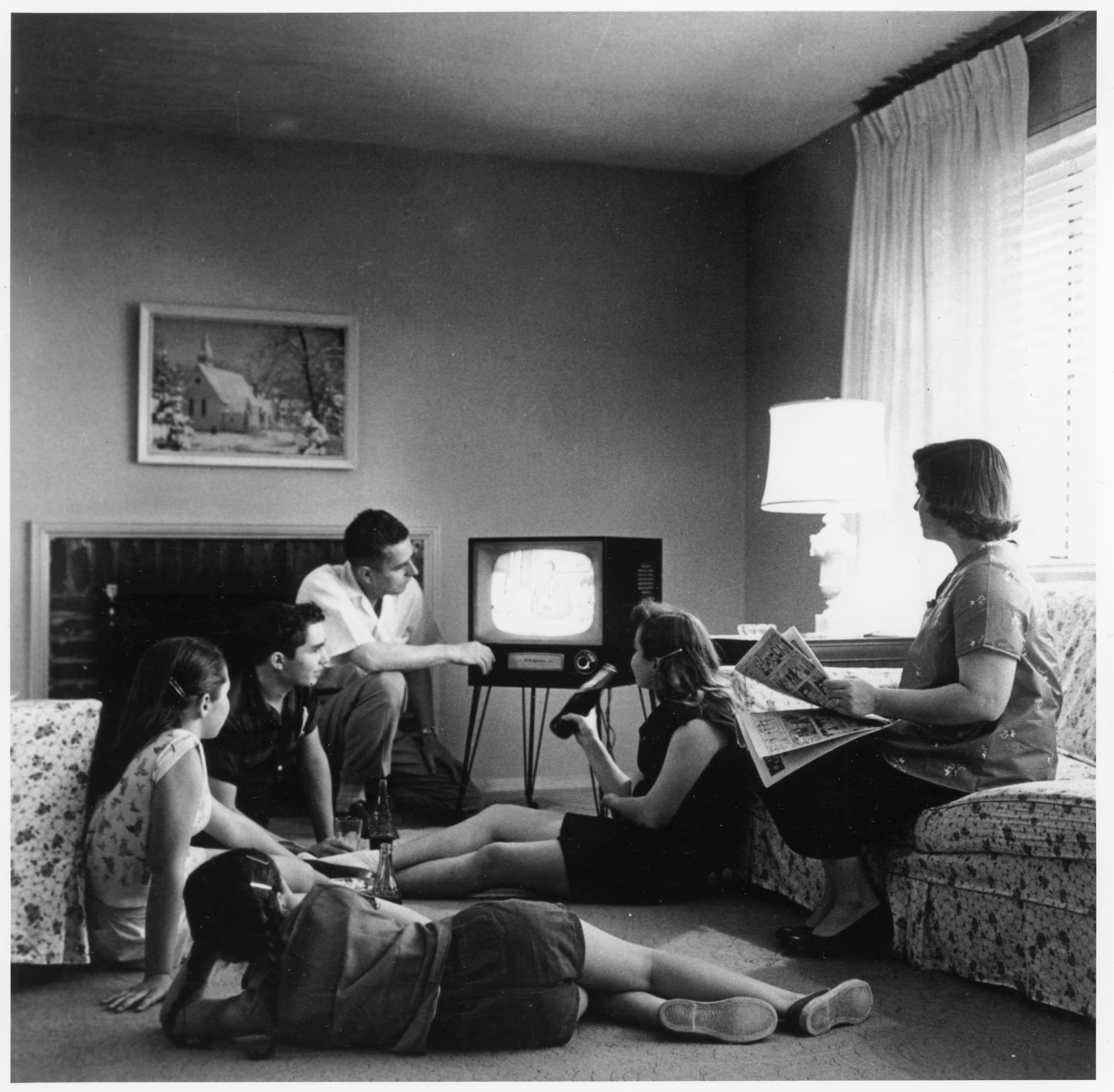 The new hearth of the American home.
