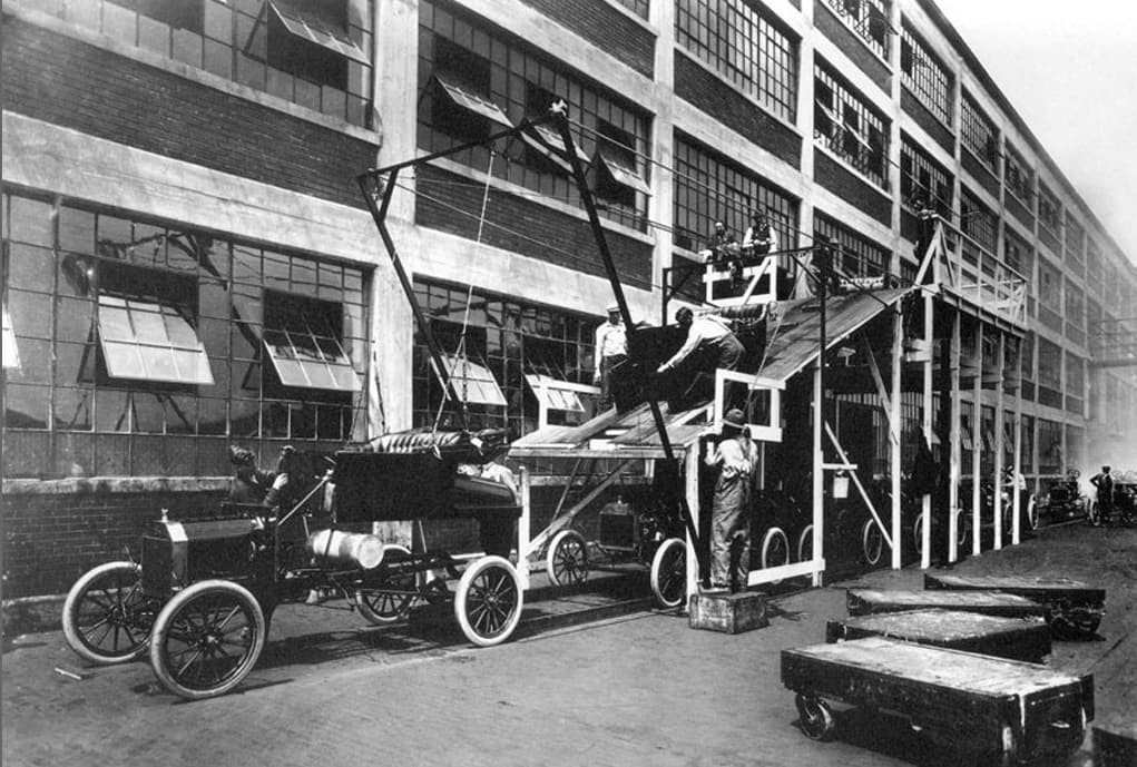 The moving assembly line that put America on wheels.