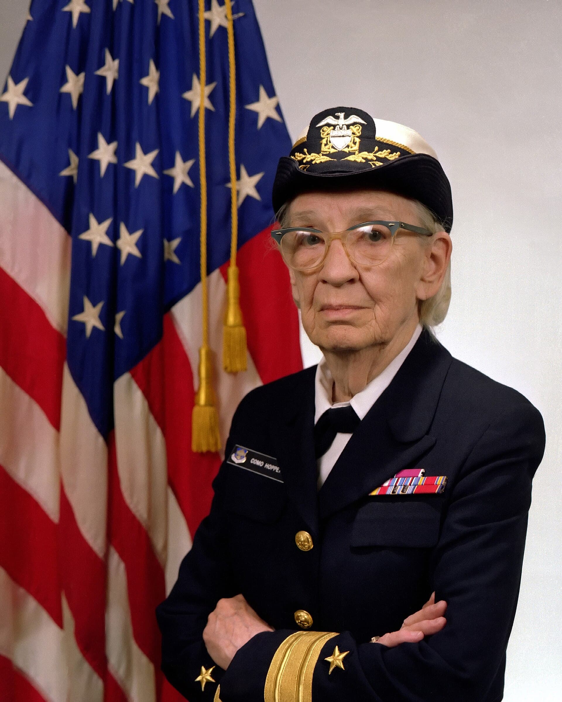 Official U.S. Navy portrait of Commodore Grace Hopper