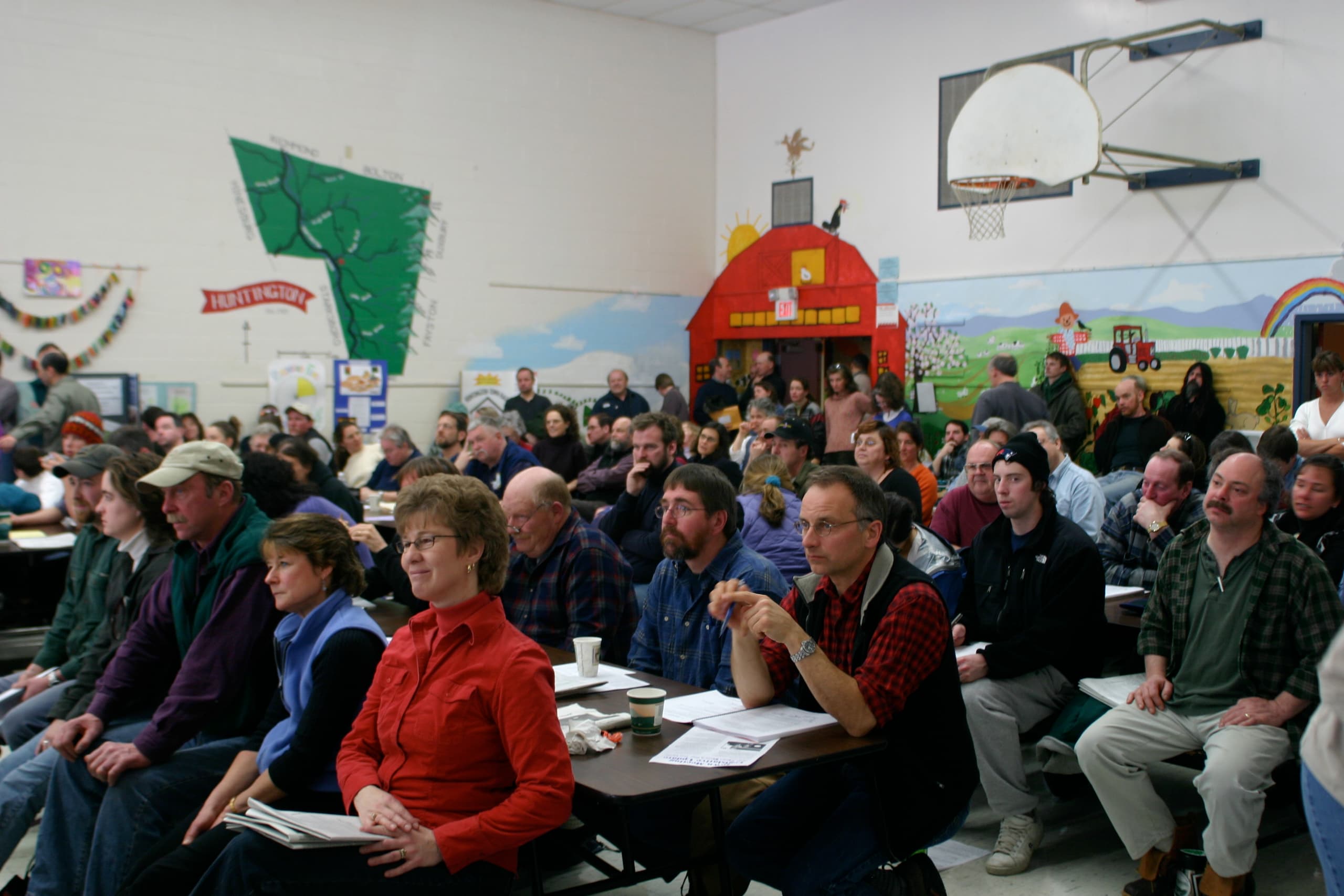 A gallery image from Constitution: Huntington Town Meeting