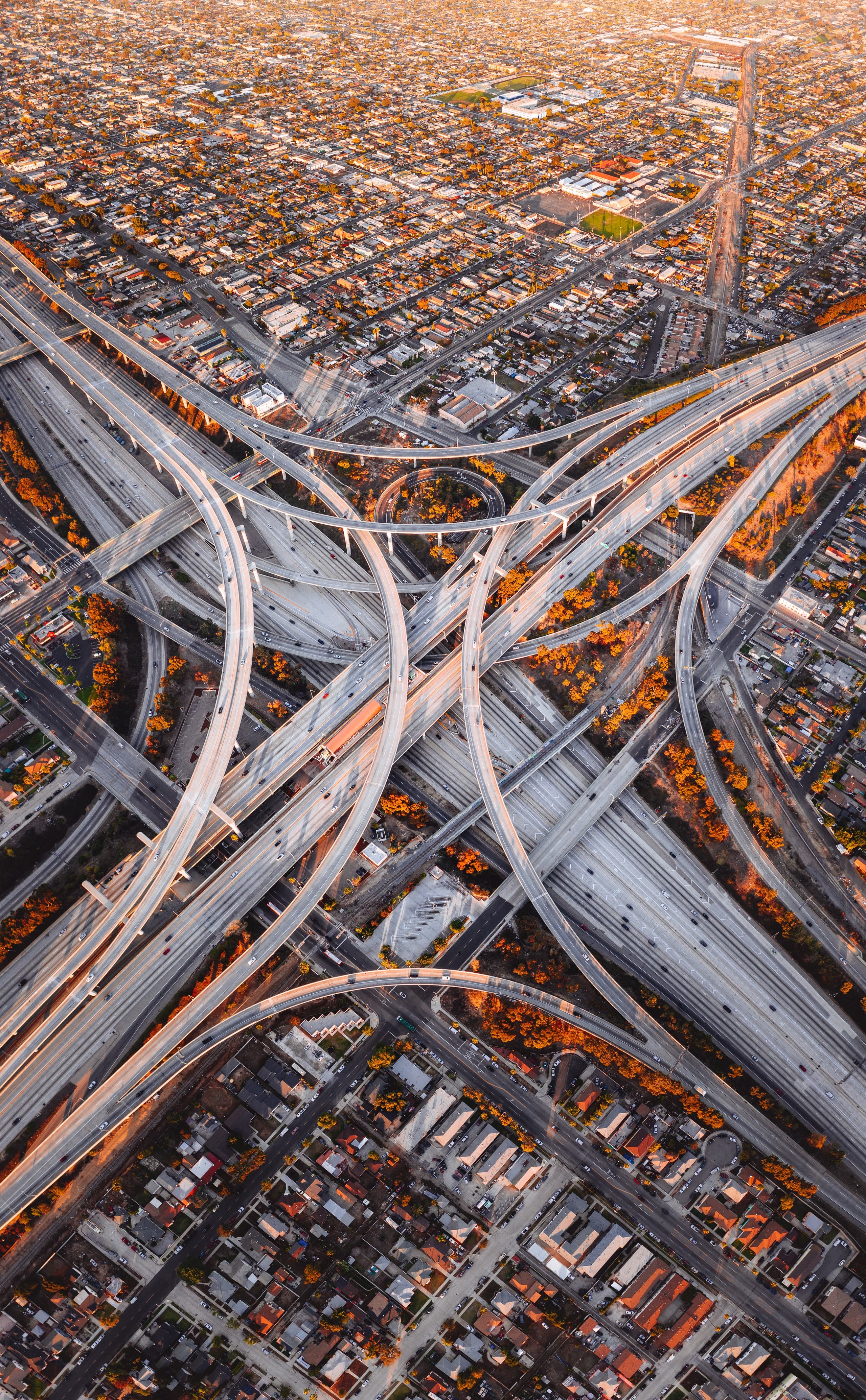 A gallery image from Infrastructure: I 110 And I 115 Interchange Los Angeles