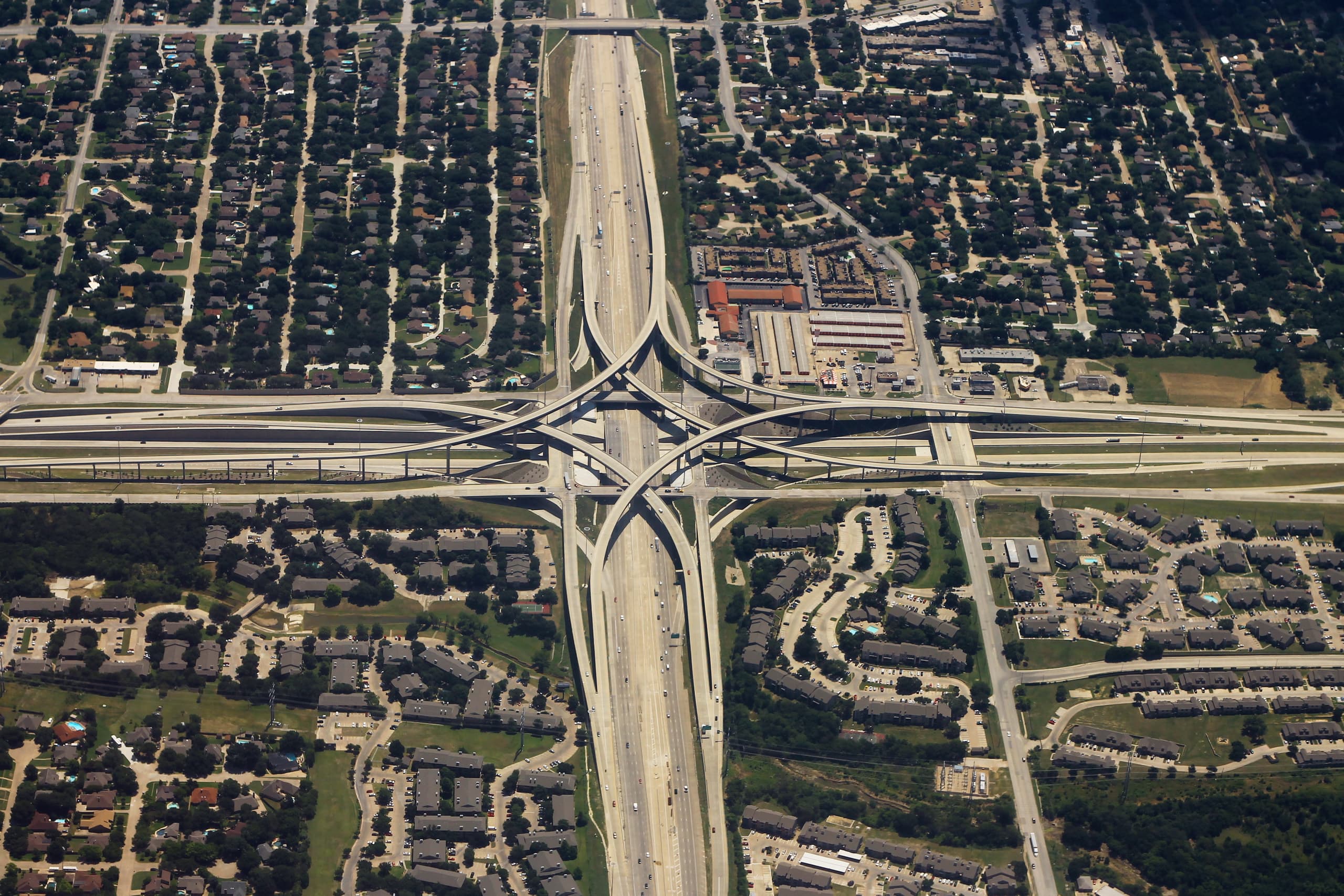 A gallery image from Aerials: I 30 At TX161 Aerial Facing East