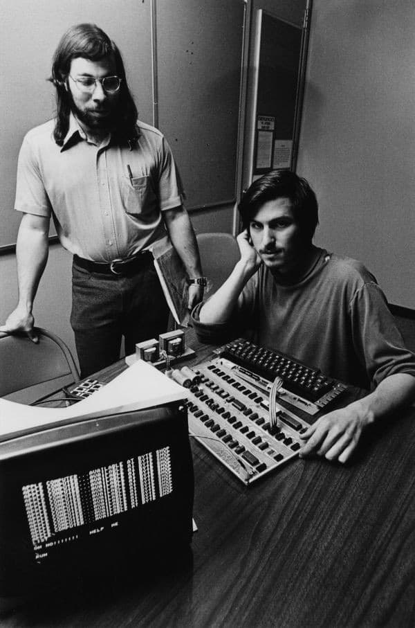 Two founders and the computer that started Apple.