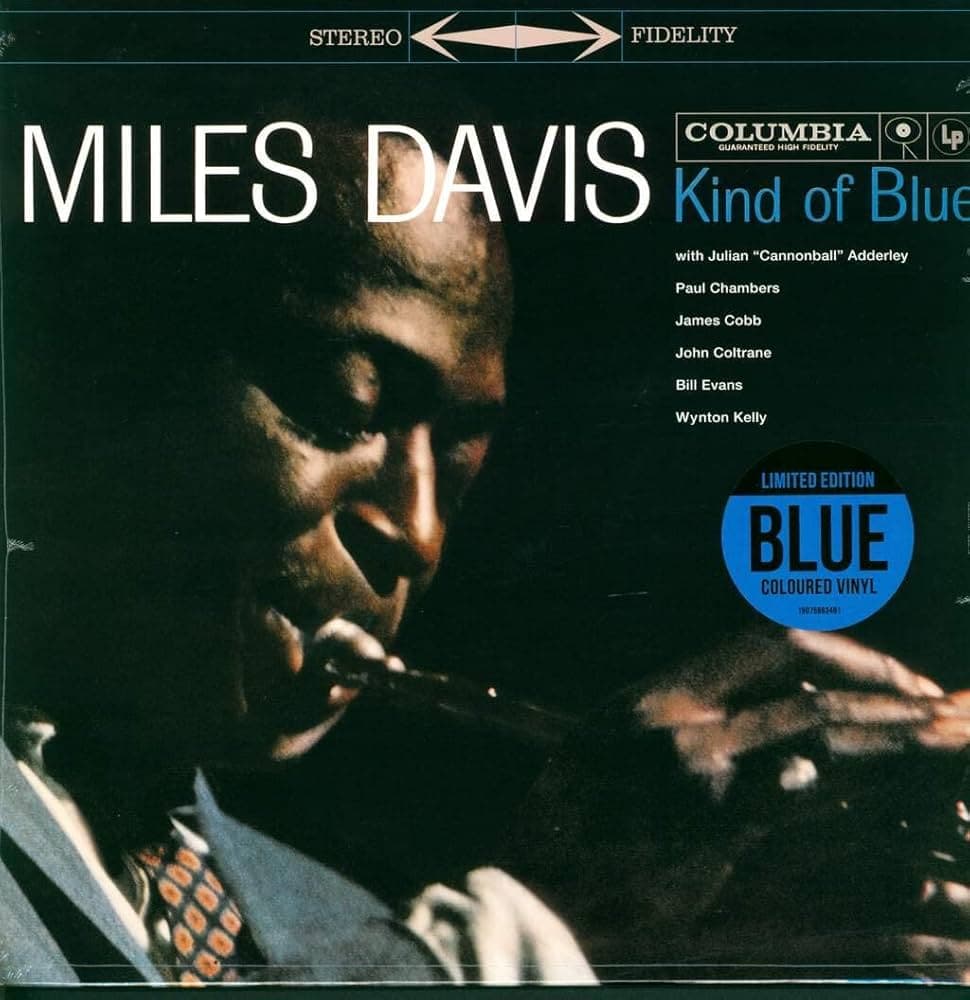 A gallery image from Music: Miles Davis Kind Of Blue High Contrast Jazz Vinyl Cover