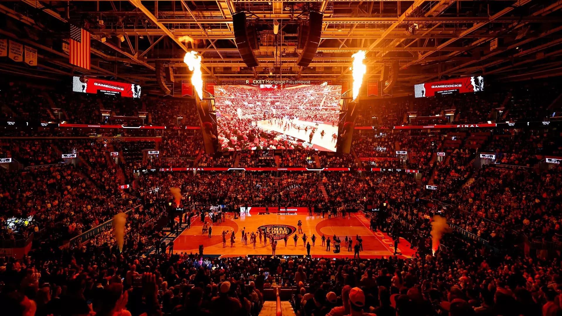 A gallery image from Sports: NCAA March Madness Tournament Basketball Court MSG