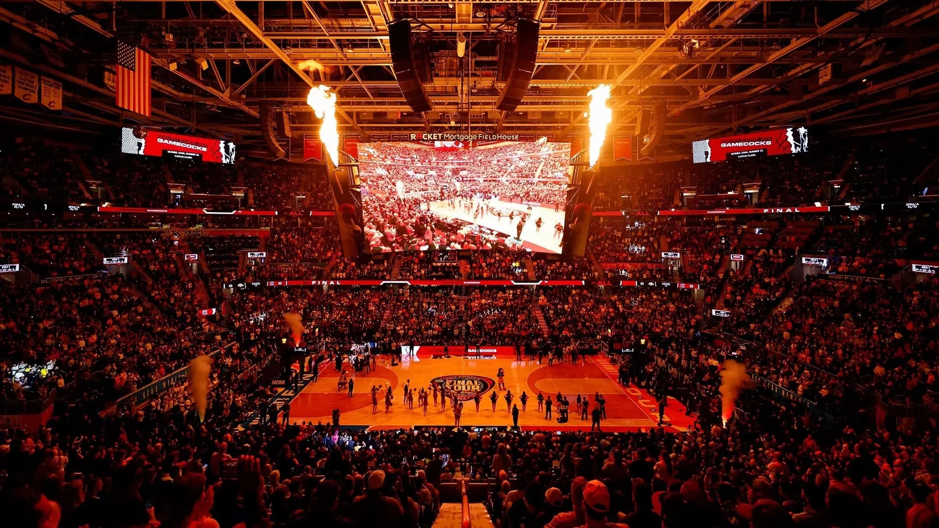 A gallery image from Sports: NCAA March Madness Tournament Basketball Court MSG