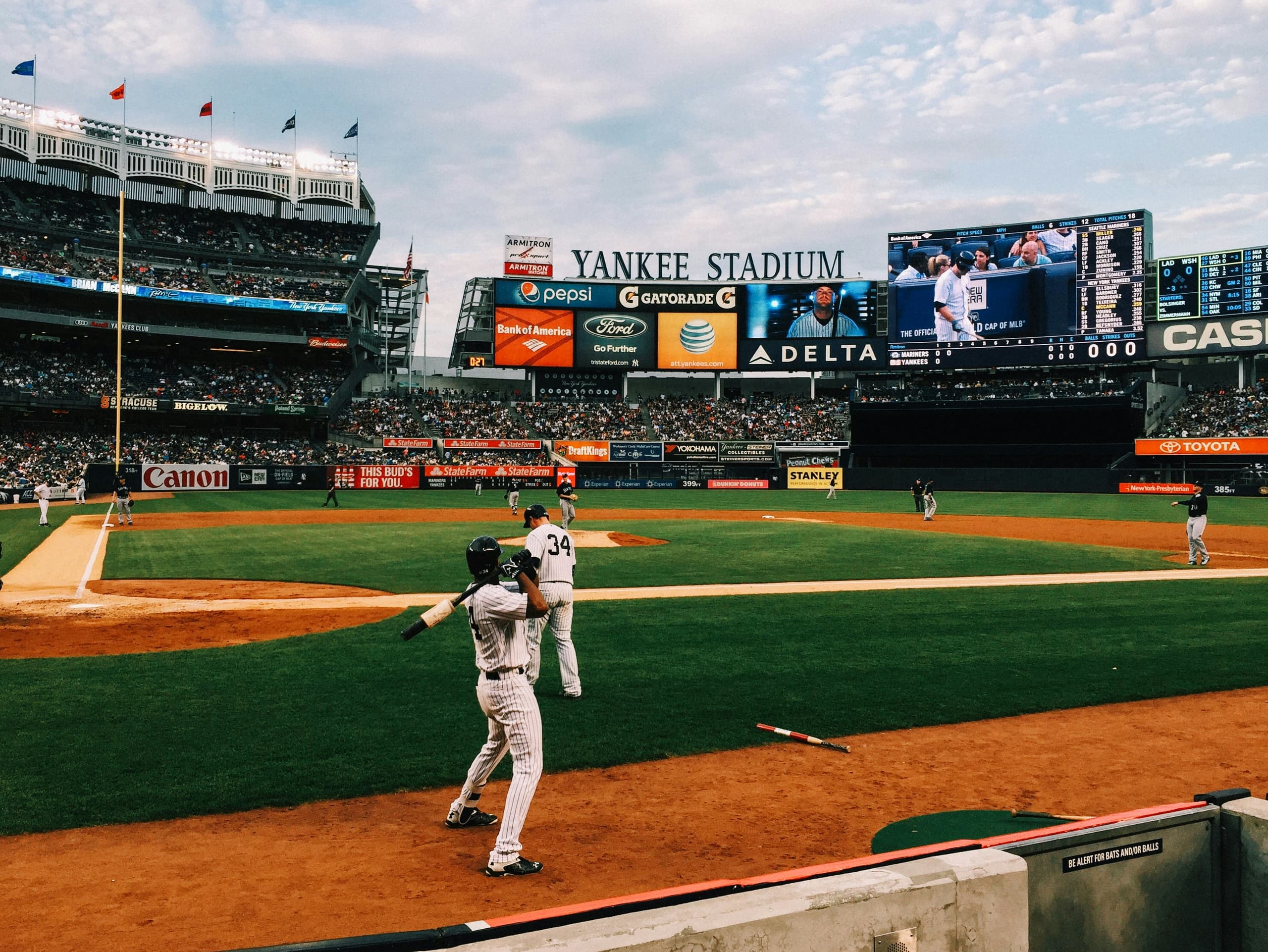 A gallery image from Sports: New York Yankees Baseball Game From Stands At Yankee Stadium