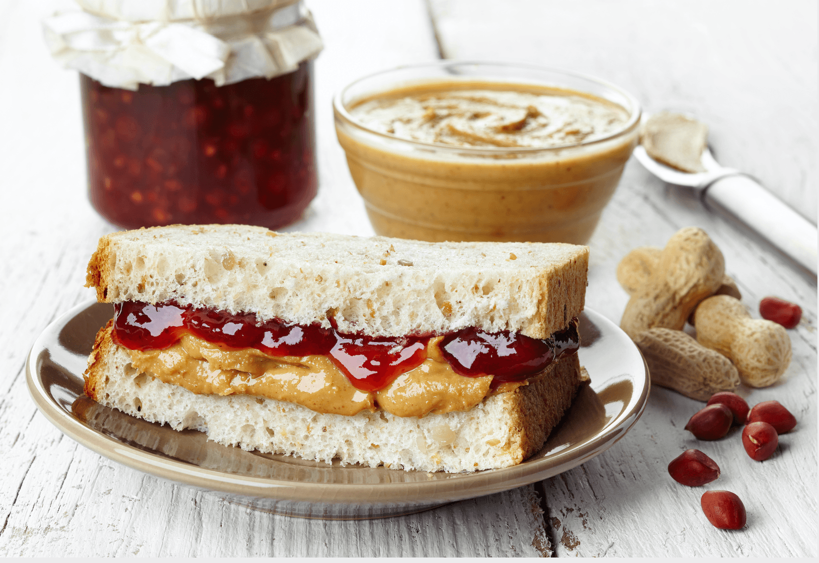 A gallery image from Food: Peanut Butter And Jelly Sandwich