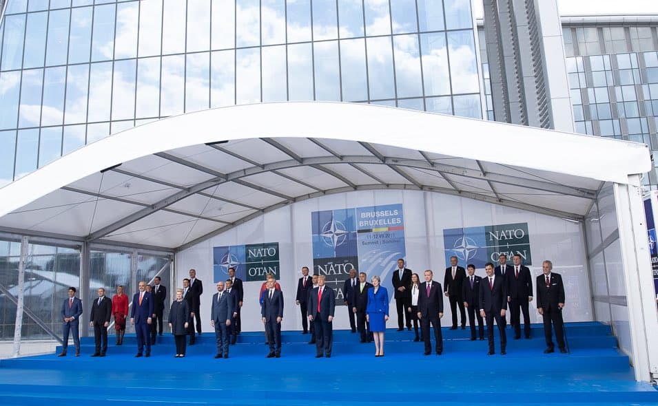 A gallery image from History: President Donald Trump At The NATO Summit