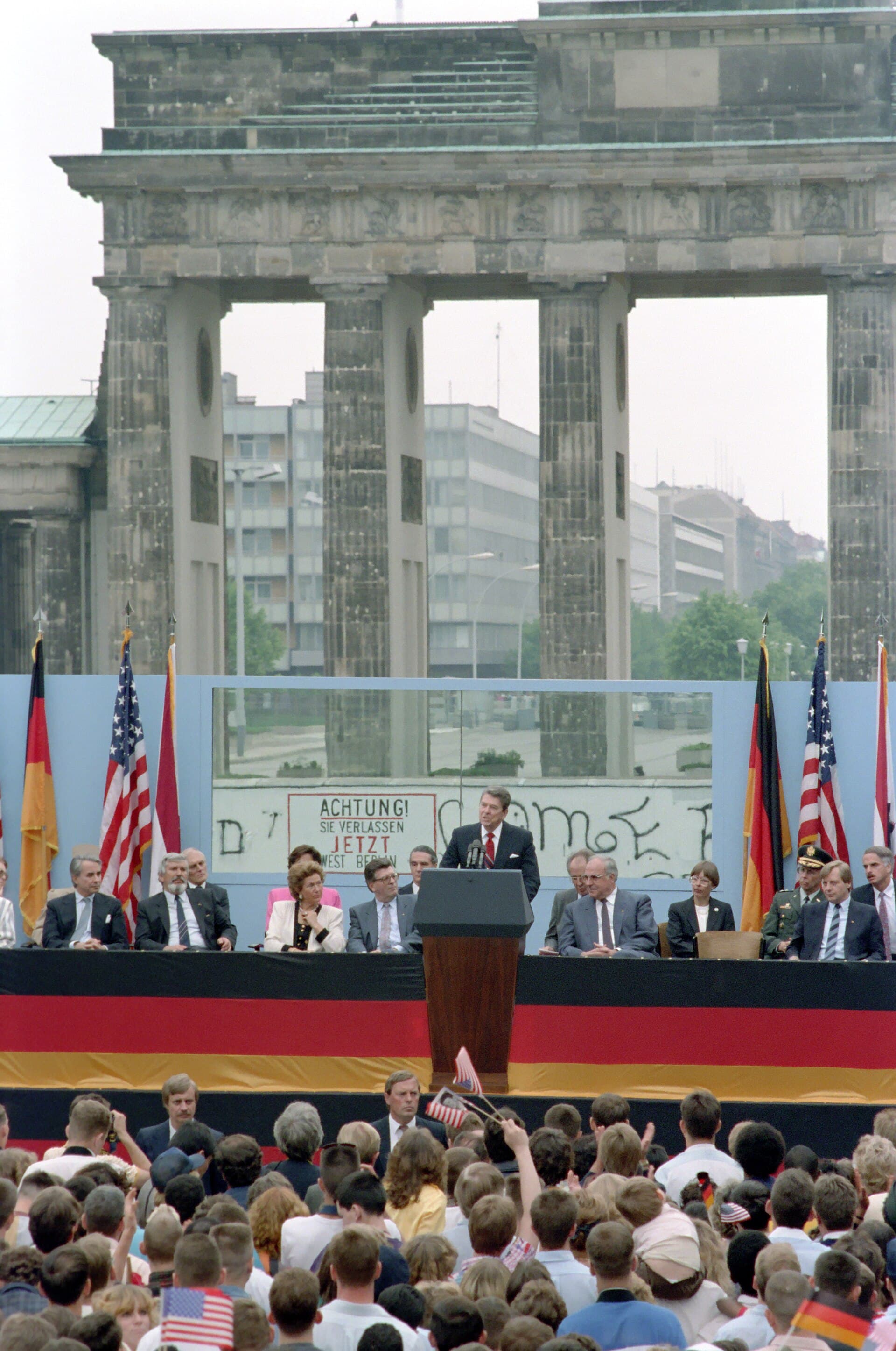 “Mr. Gorbachev, tear down this wall!”