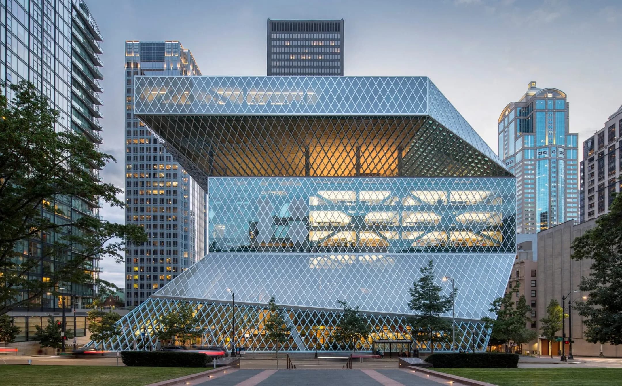 A gallery image from Cities: Seattle Public Libraries Seattle Central Library