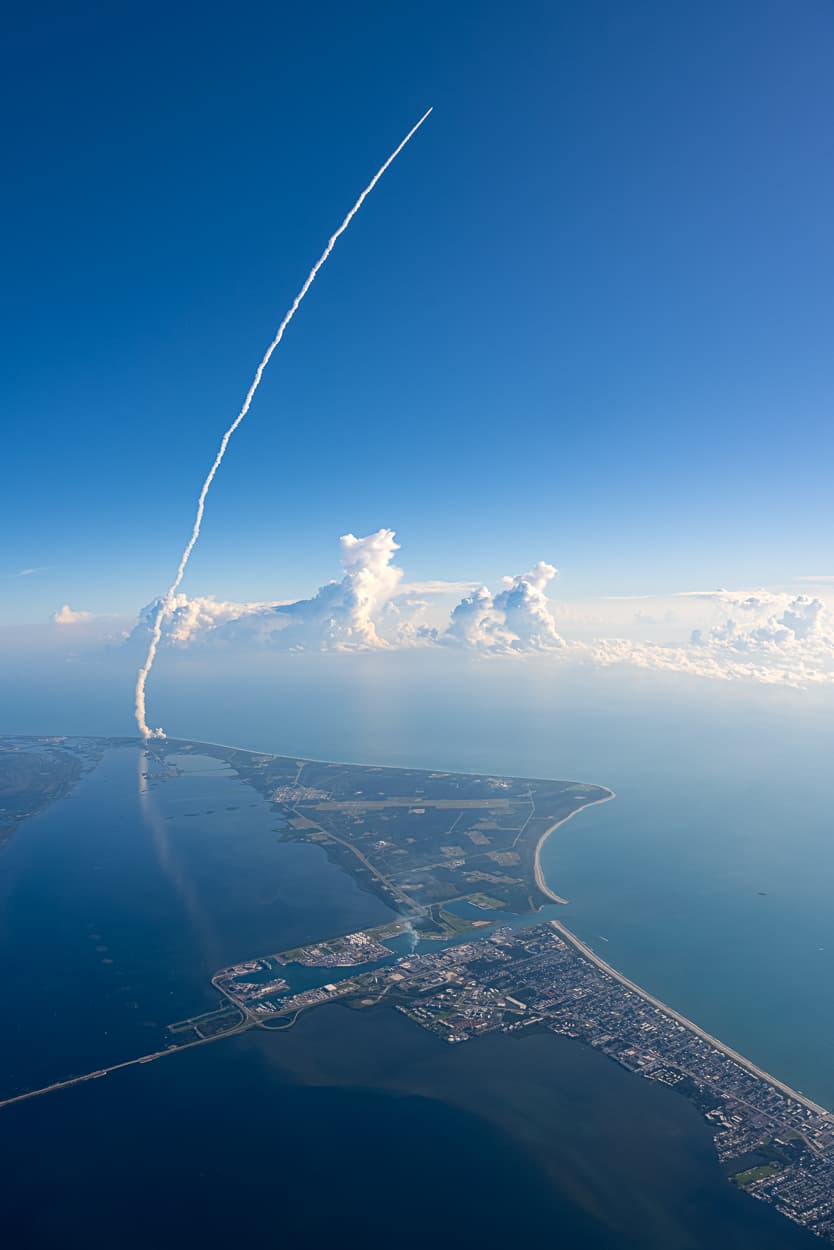 A gallery image from Science: SpaceX Launch From Florida Cape Cod
