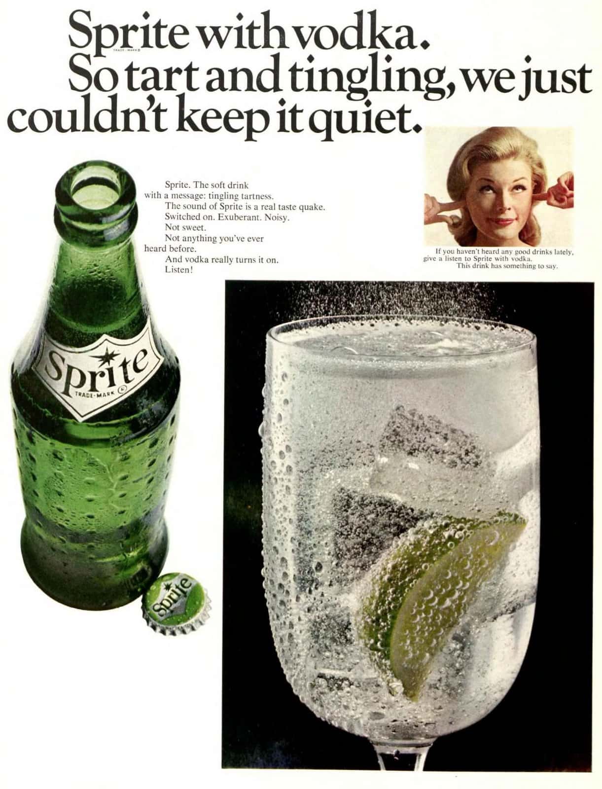 A gallery image from Brand Ads: Sprite With Vodka 1966