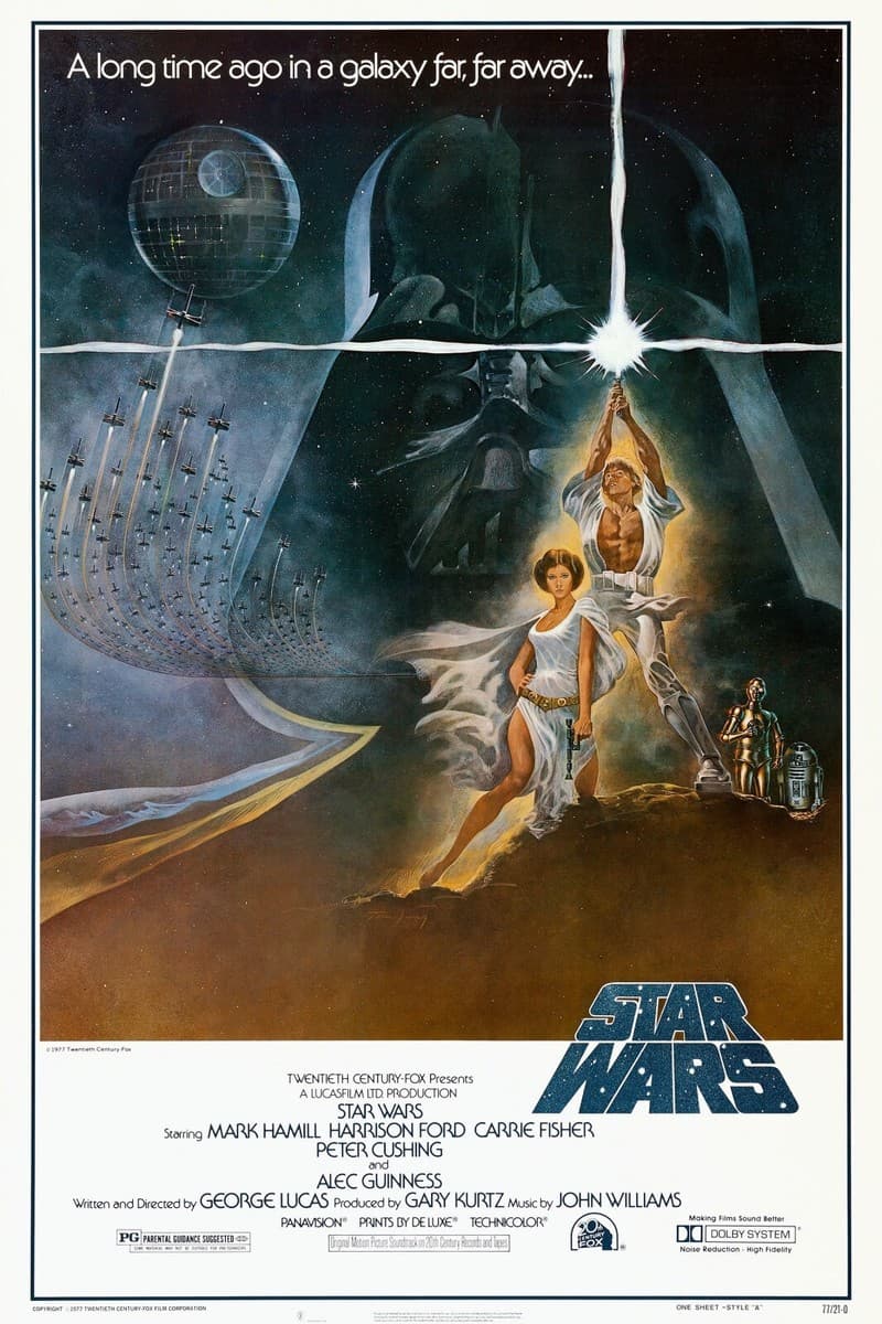 A gallery image from Cinema: Star Wars Episode IV A New Hope Original 1977 Poster