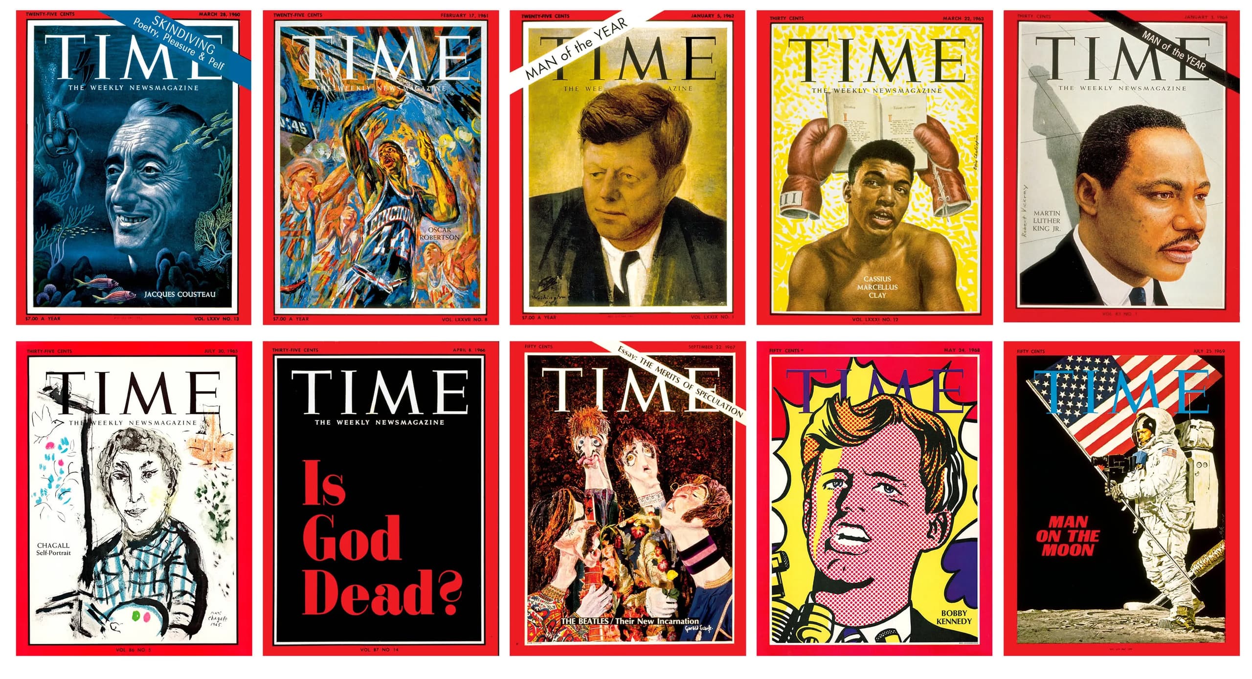 A gallery image from Magazines: Time Magazine Covers 60'S