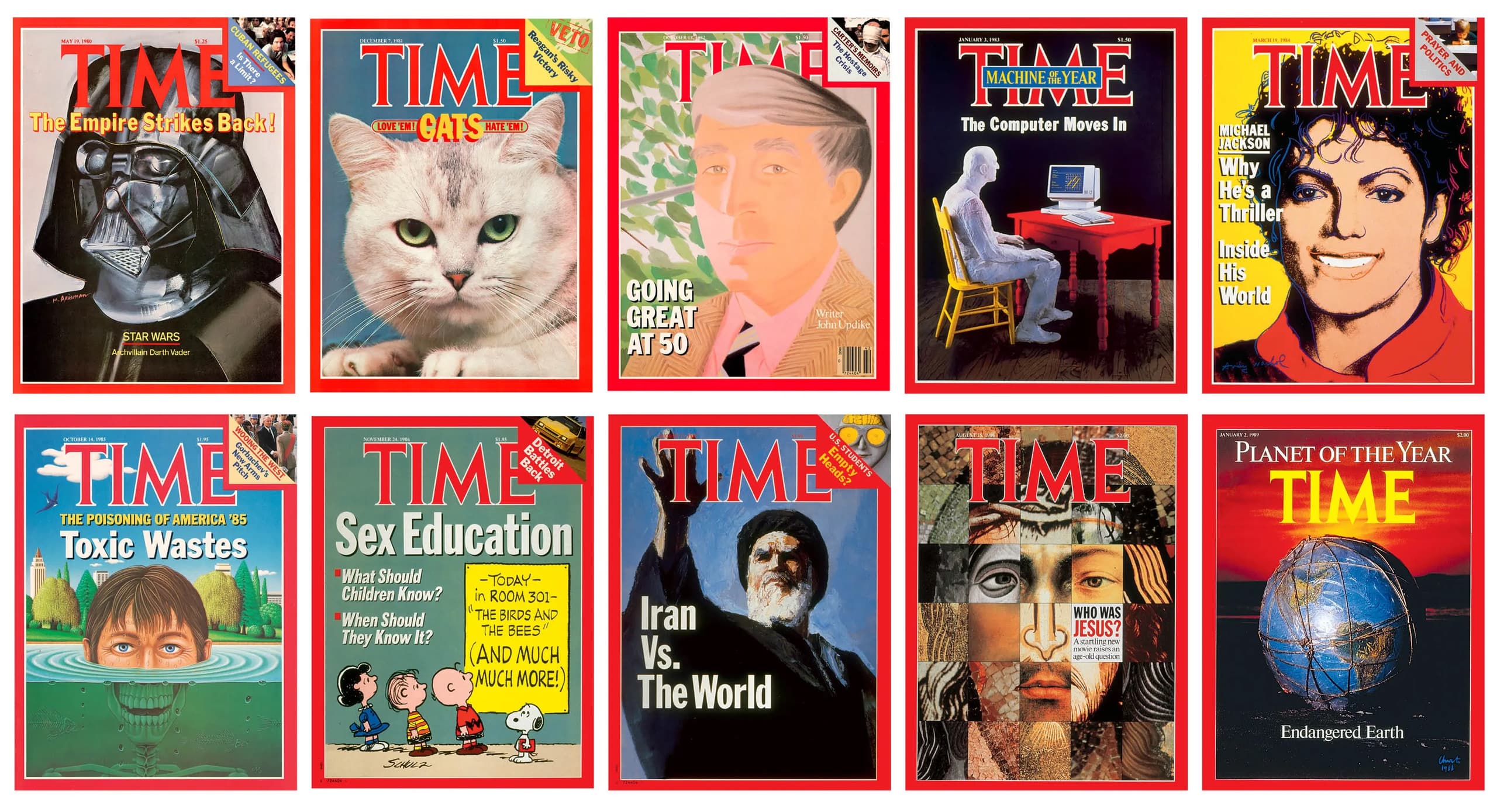 A gallery image from Magazines: Time Magazine Covers 80'S