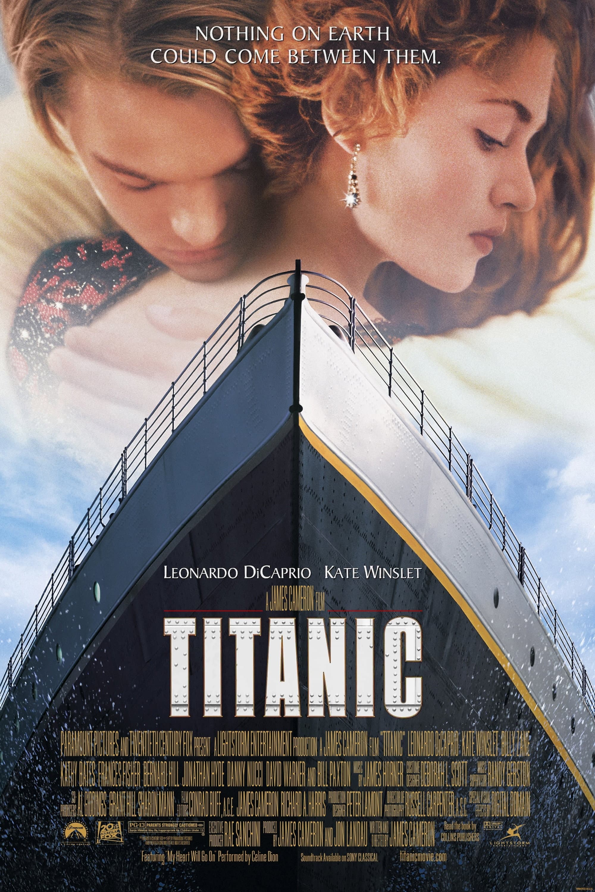 A gallery image from Cinema: Titanic 1997 Classic Cinematic Epic Promotional Poster