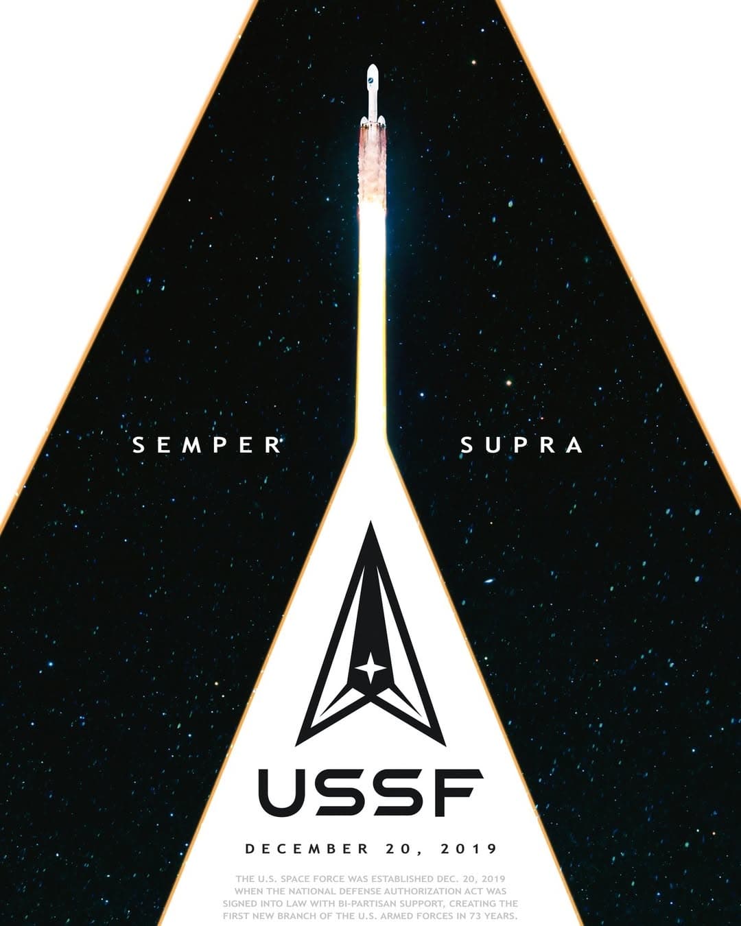 A gallery image from Military: US Space Force Launch Poster