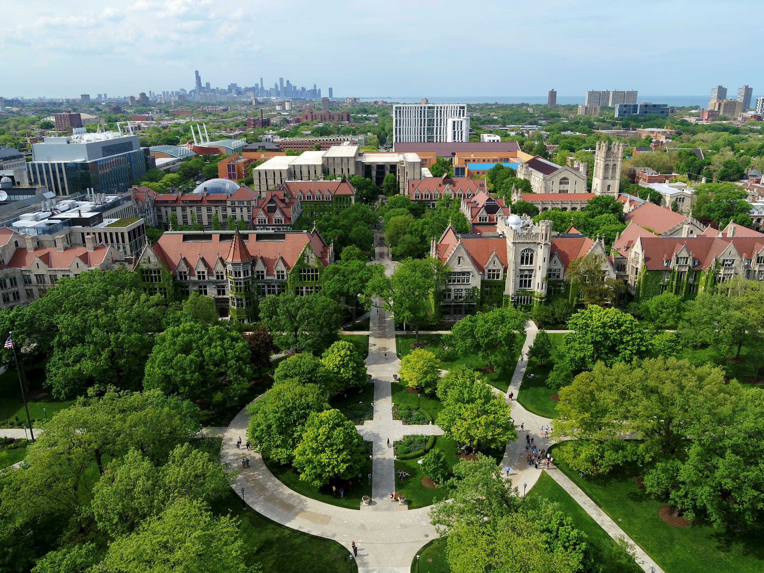 A gallery image from Education: University Of Chicago Aerial View
