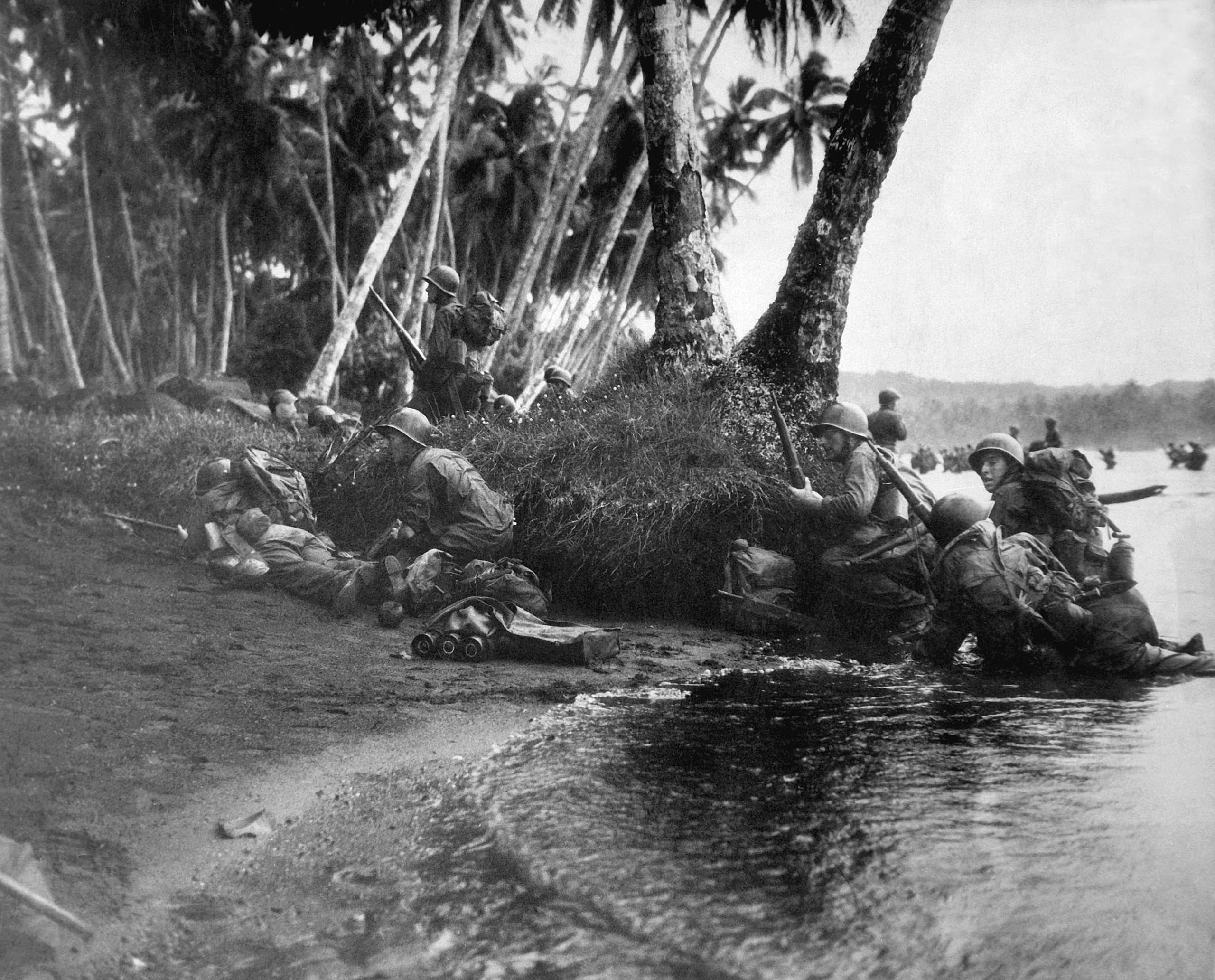 A gallery image from History: American Forces Landing At Rendova Island, June 1943