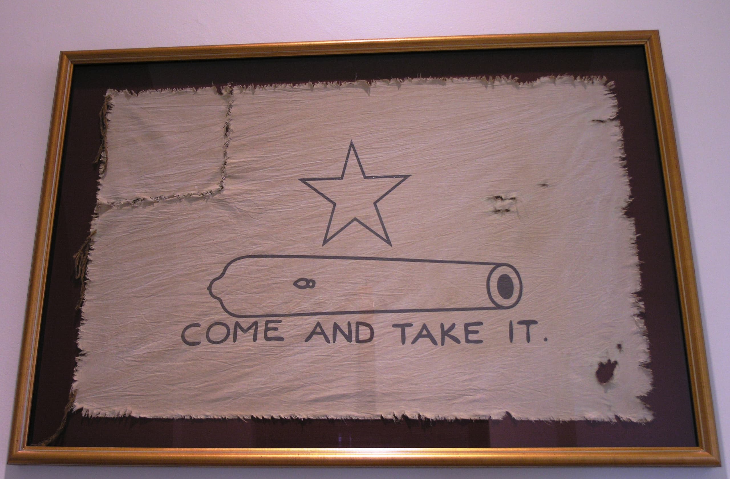 A gallery image from Constitution: Come And Take It Flag