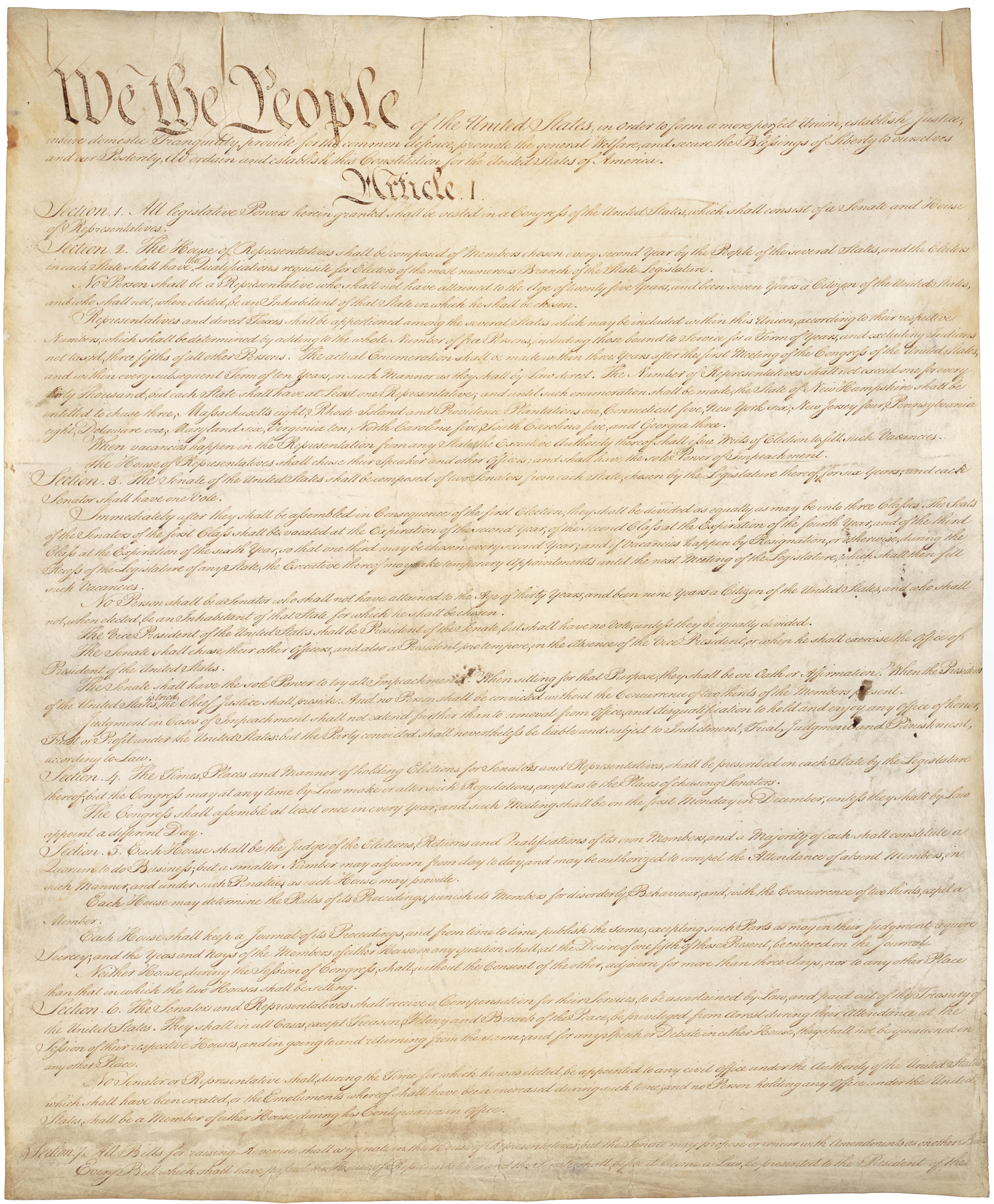 A gallery image from Constitution: Constitution Page 1