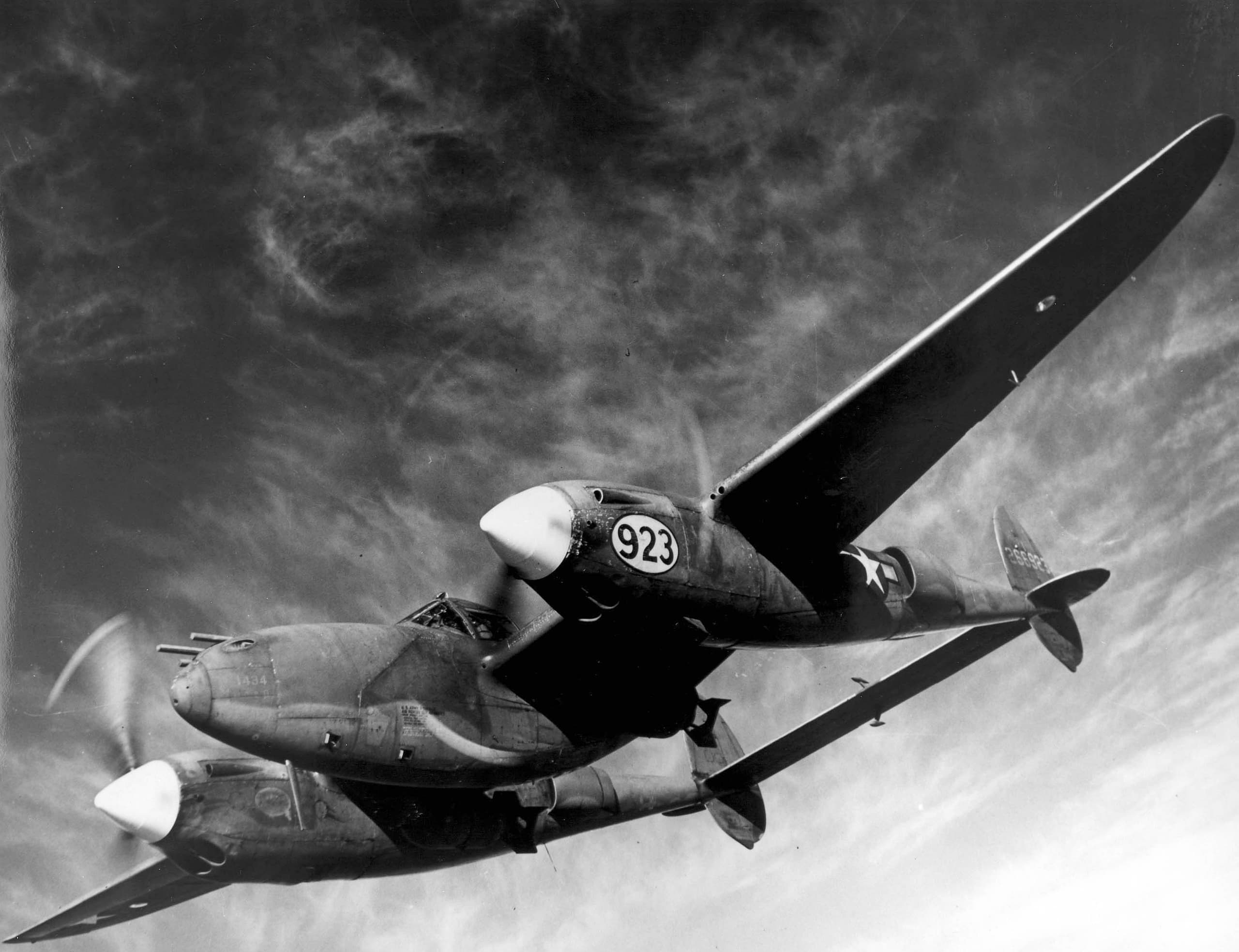 A gallery image from History: Lockheed P 38H Lightning In Air