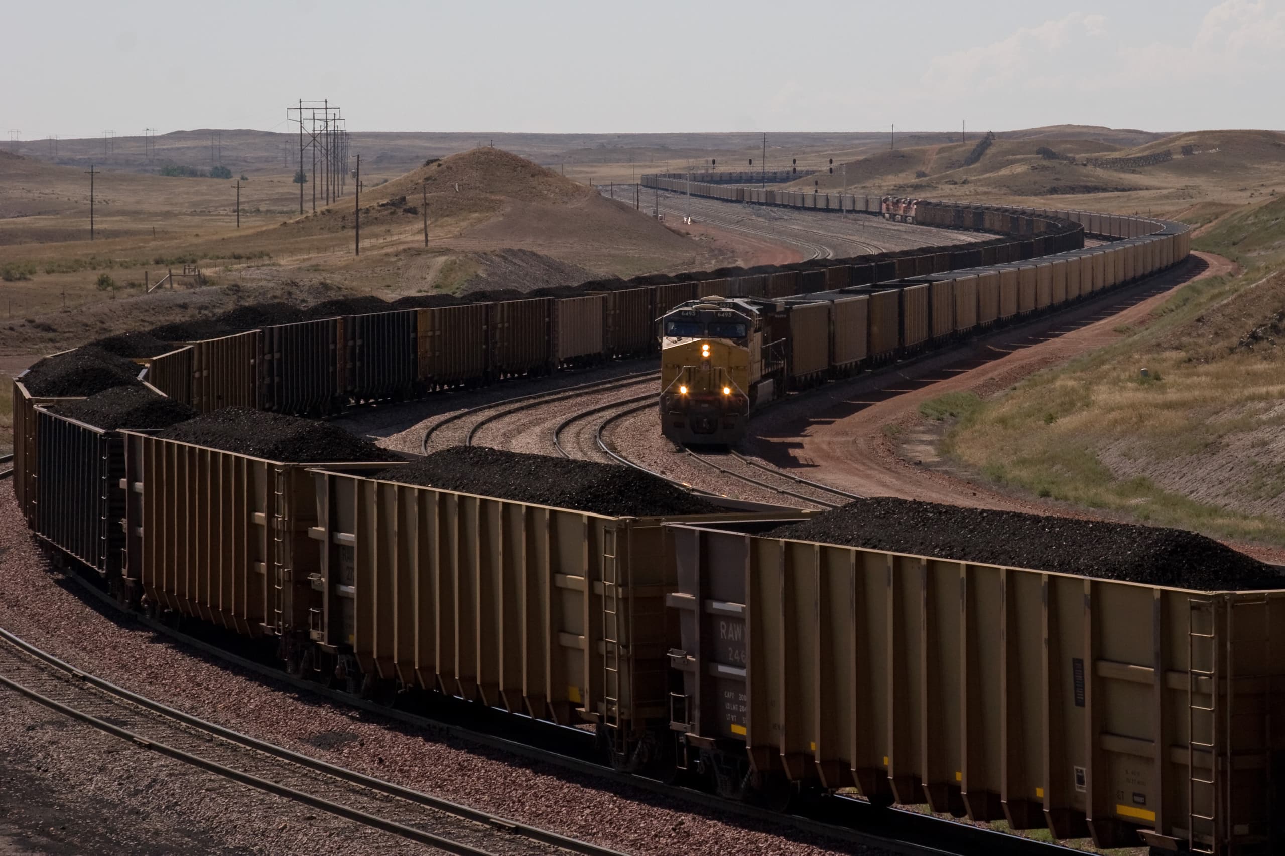 A gallery image from Landscapes: Min Powder River Coal Train