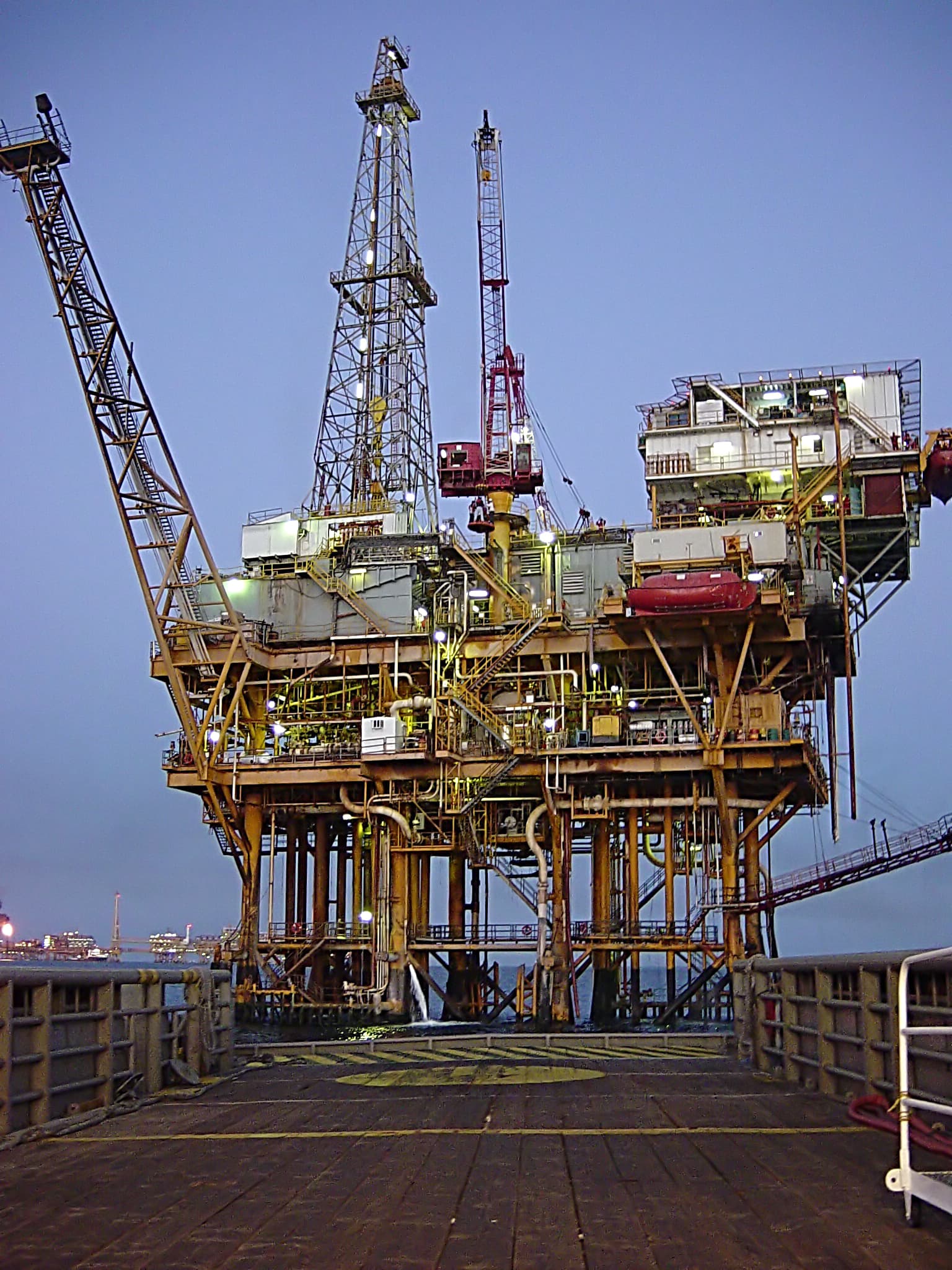 A gallery image from Landscapes: Oil Gulf Offshore Rig