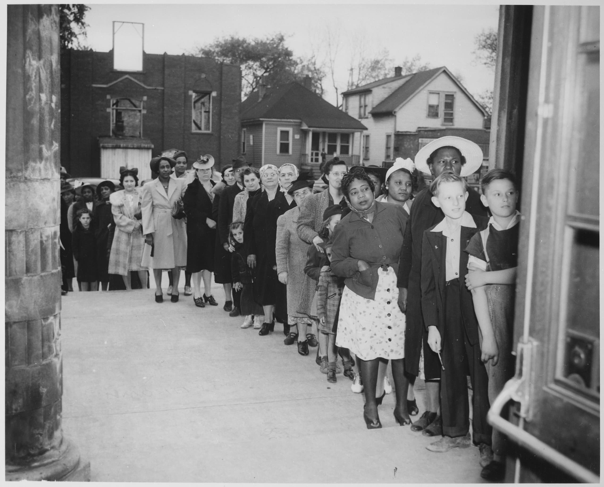 A gallery image from History: Sugar Rationing Waiting Line