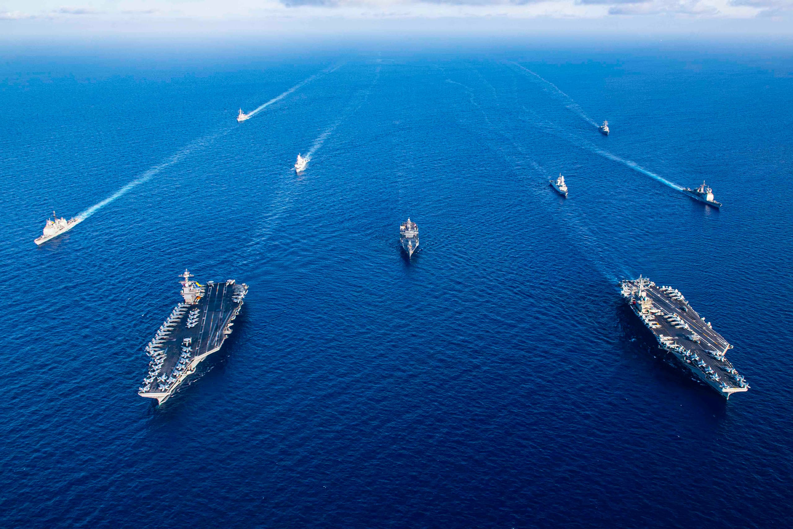 A gallery image from Military: Us Navy Dual Carrier Strike Group